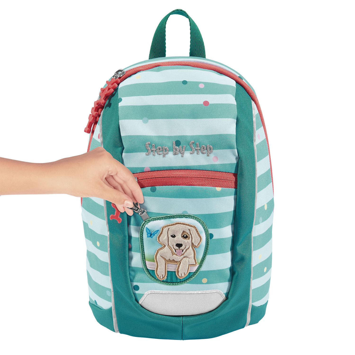 Step by Step Kinderrucksack KIGA MINI Kindergartenrucksack-Set Dog Lucky