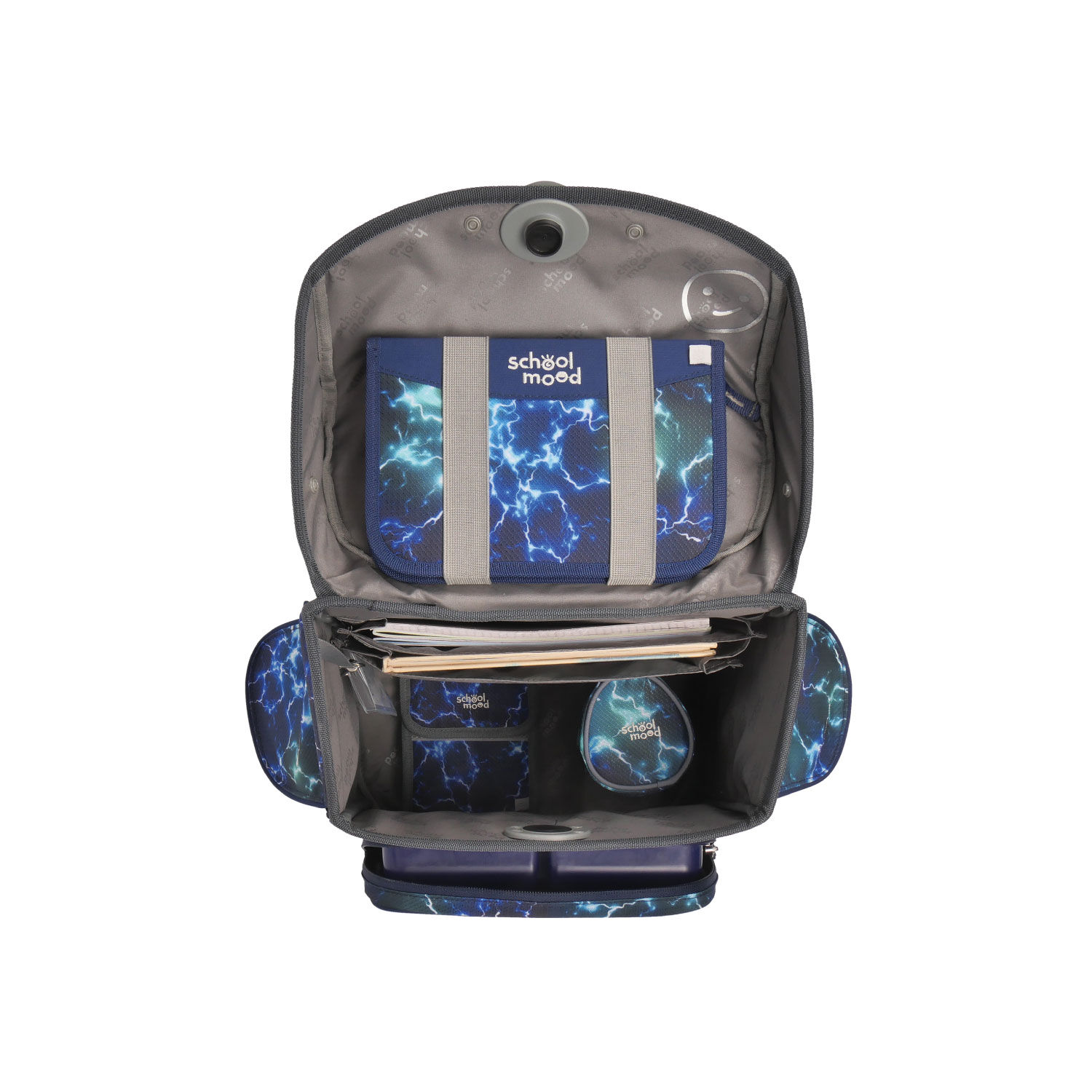 School-Mood Timeless Schulranzenset 7-teilige Felix (Wolf)