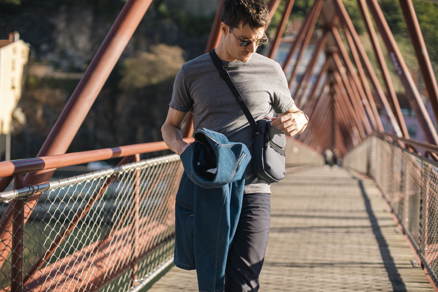 pacsafe X Anti-Theft Compact Crossbody Slate
