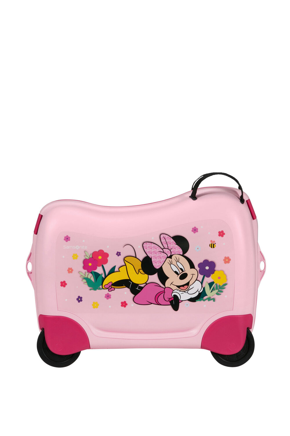 Samsonite Dream2go Disney Ride-On Suitcase, Trolley mit 4 Rollen, Minnie Flower Power