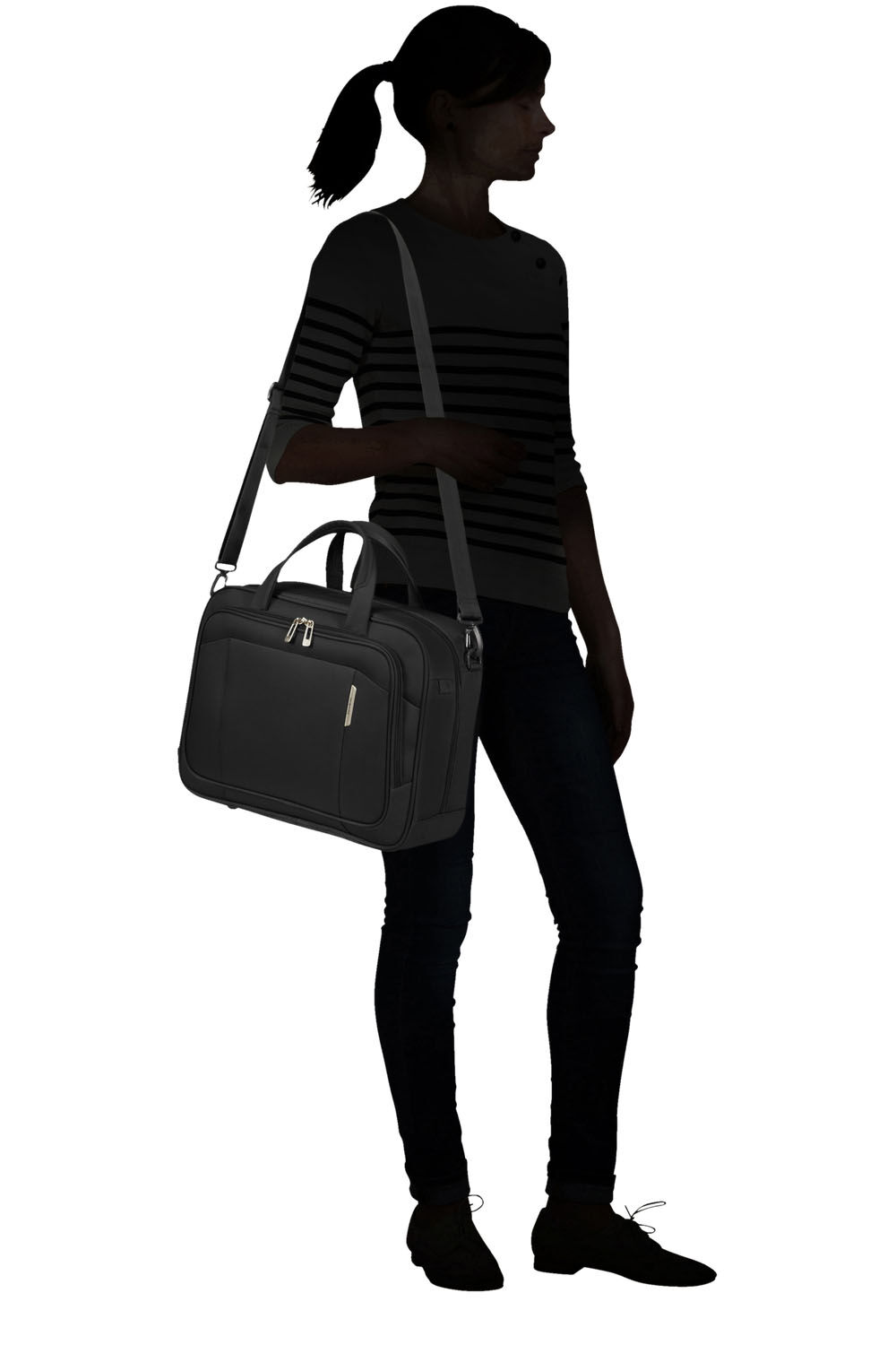 Samsonite Respark Laptop-Schultertasche mit 15.6" Laptopfach + GRATIS HOTELGUTSCHEIN Ozone Black Samsonite Respark Laptop-Schultertasche mit 15.6" Laptopfach + GRATIS HOTELGUTSCHEIN Ozone Black