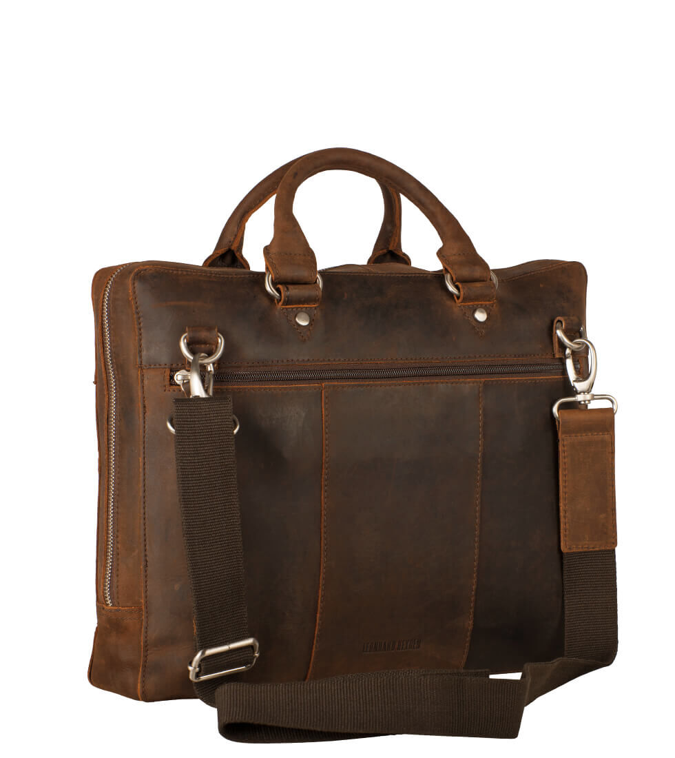 Leonhard Heyden Salisbury Leder-RV-Aktenmappe 1-Fach, mit Laptopfach 15"