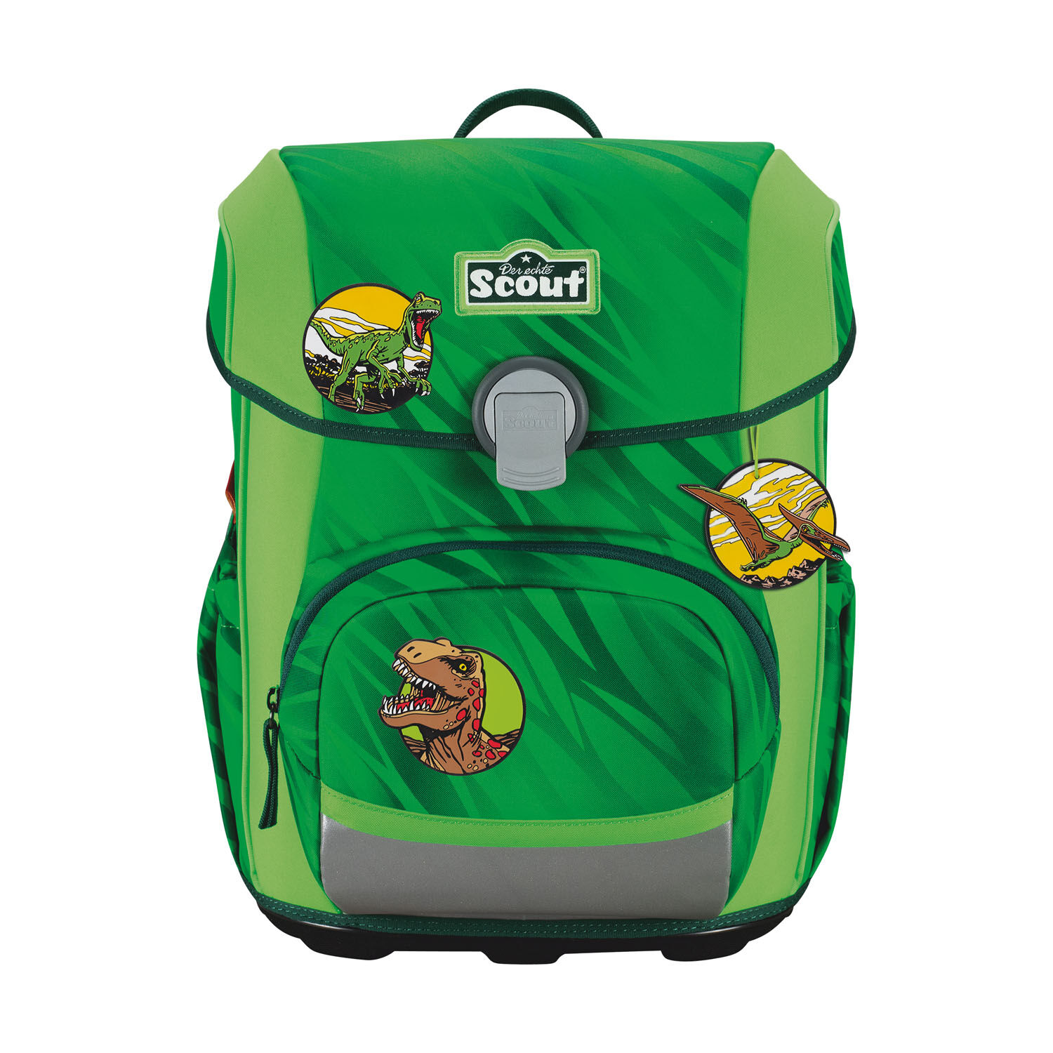 Scout Neo Schulranzen-Set 4-teilig DIN Dino Rex