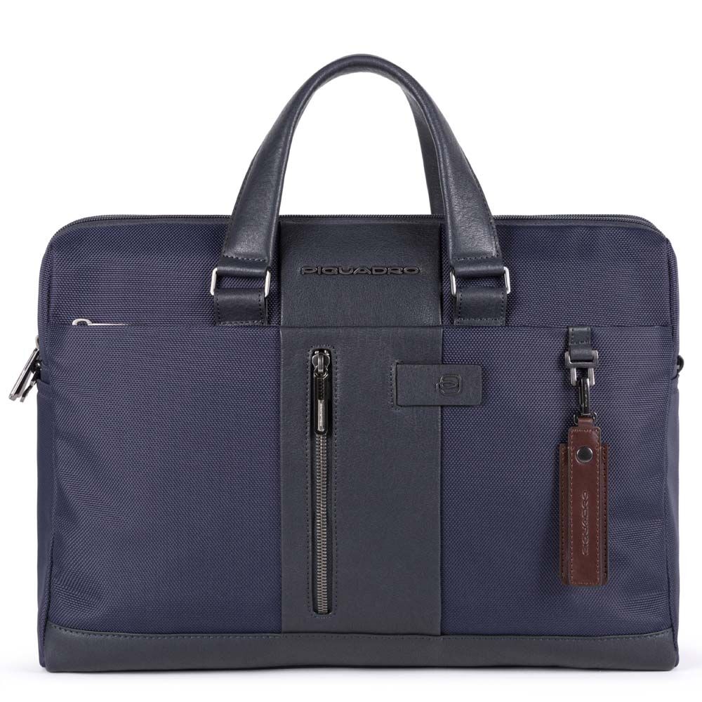 Piquadro Brief 2 Kurzgrifflaptoptasche aus rezykliertem Stoff für 15,6" Piquadro Brief 2 Kurzgrifflaptoptasche aus rezykliertem Stoff für 15,6"