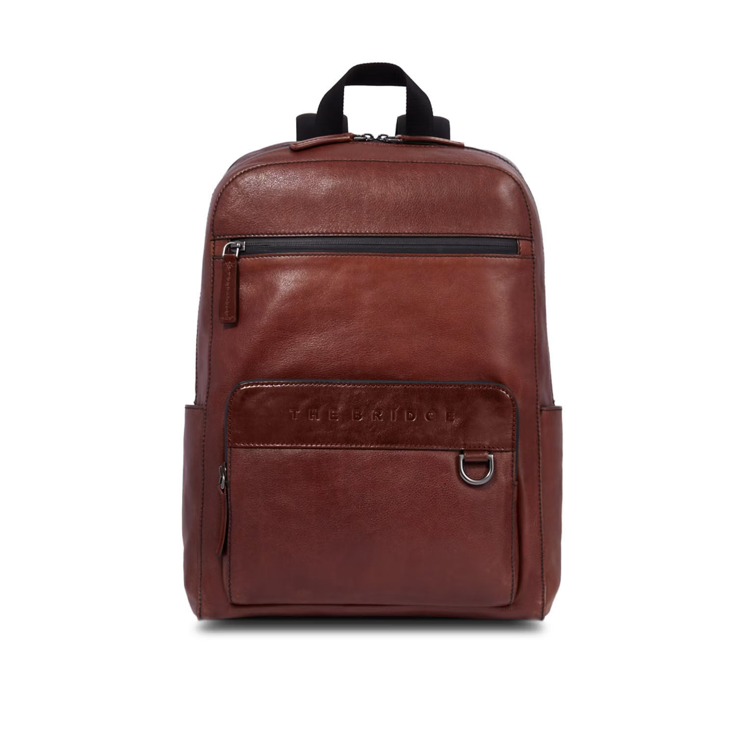 The Bridge Damiano Leder-Rucksack -063413EX Braun/Ruthenium Dunkel