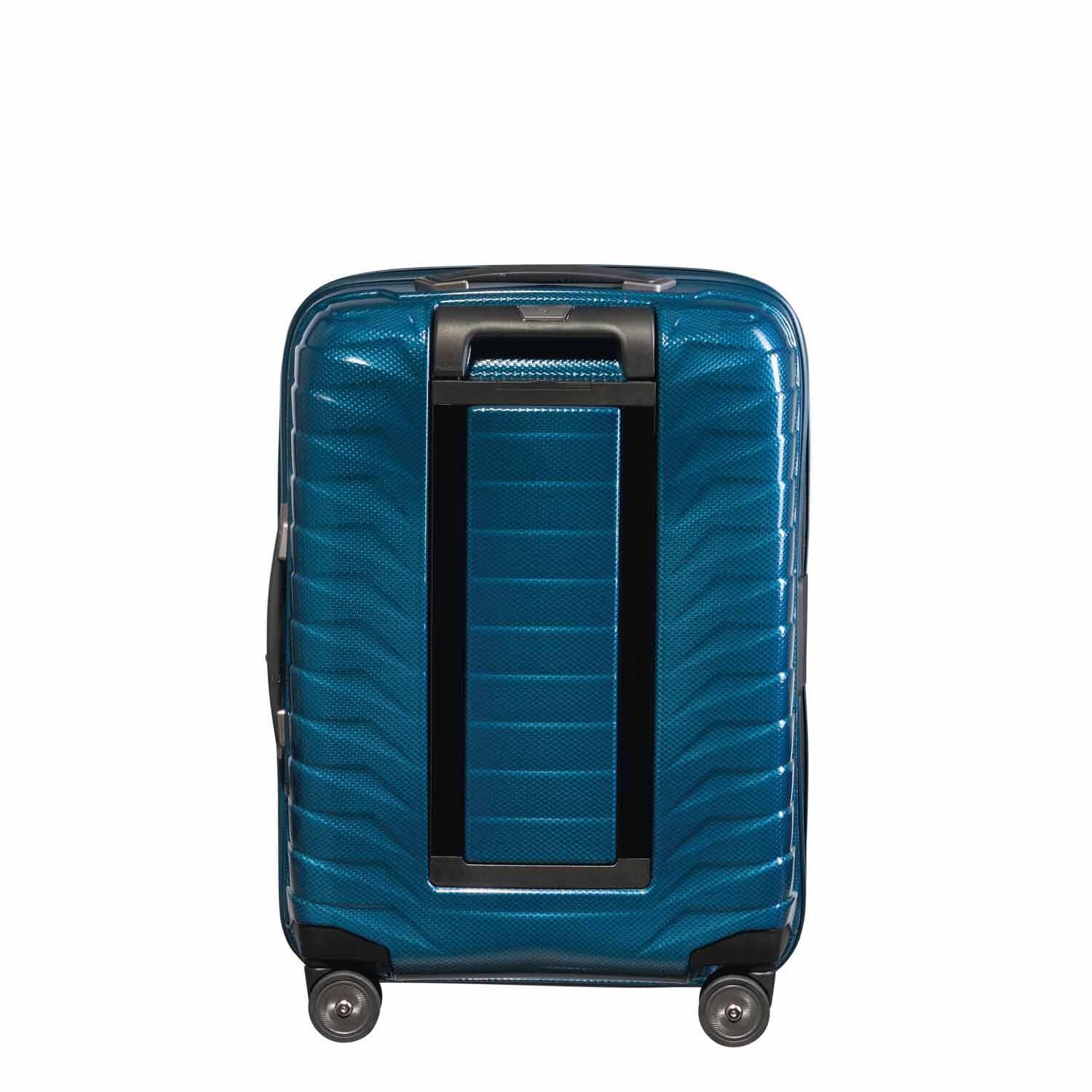 Samsonite Proxis Trolley mit 4 Rollen erweiterbar 55cm (20/23cm) + GRATIS HOTELGUTSCHEIN Petrol Blue