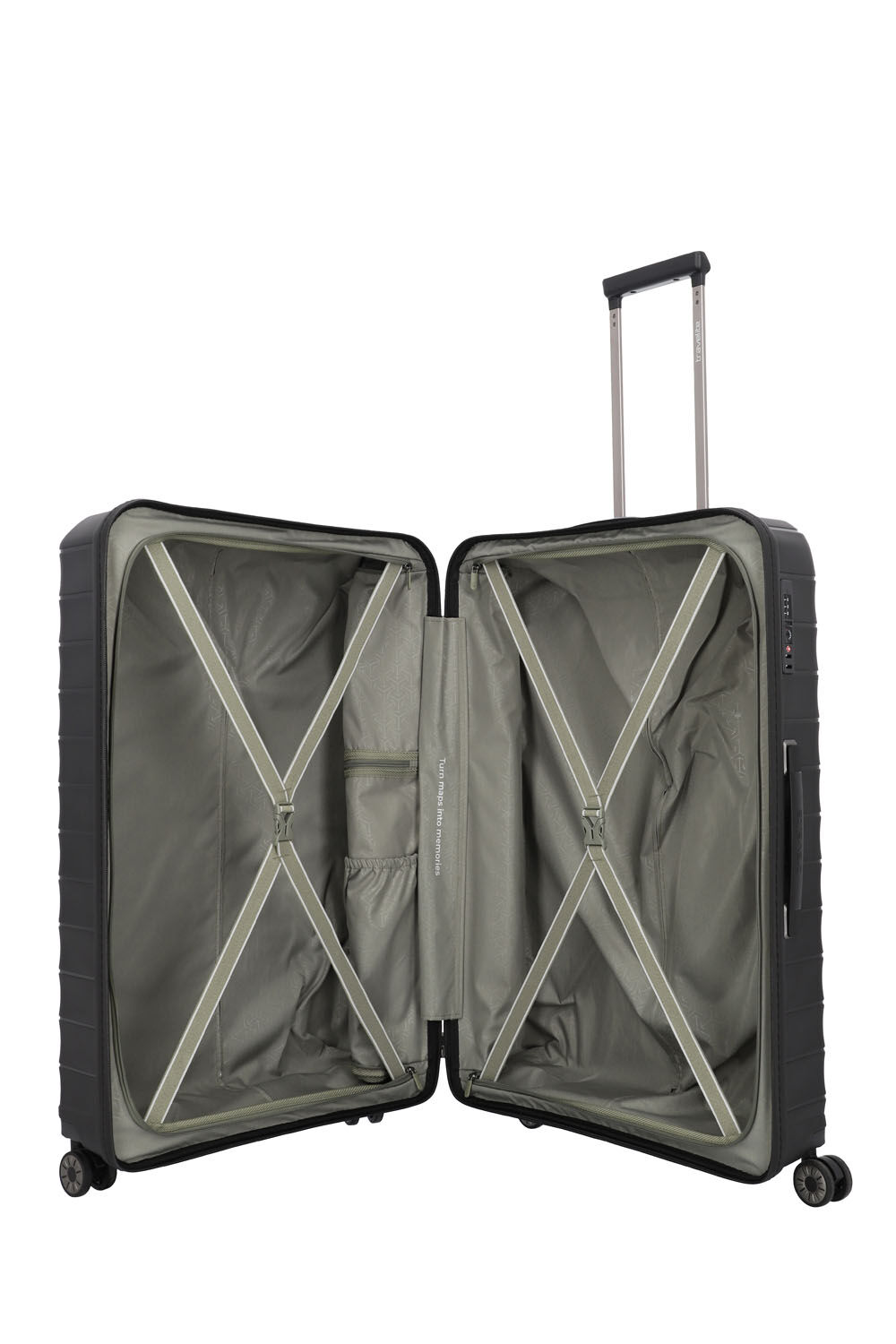 Travelite Mooby Trolley L, 4-Rollen Schwarz