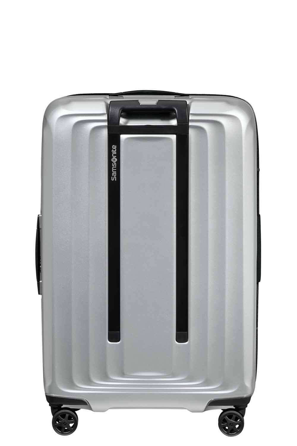 Samsonite Nuon Trolley mit 4 Rollen erweiterbar 69cm + GRATIS HOTELGUTSCHEIN Matt Silver