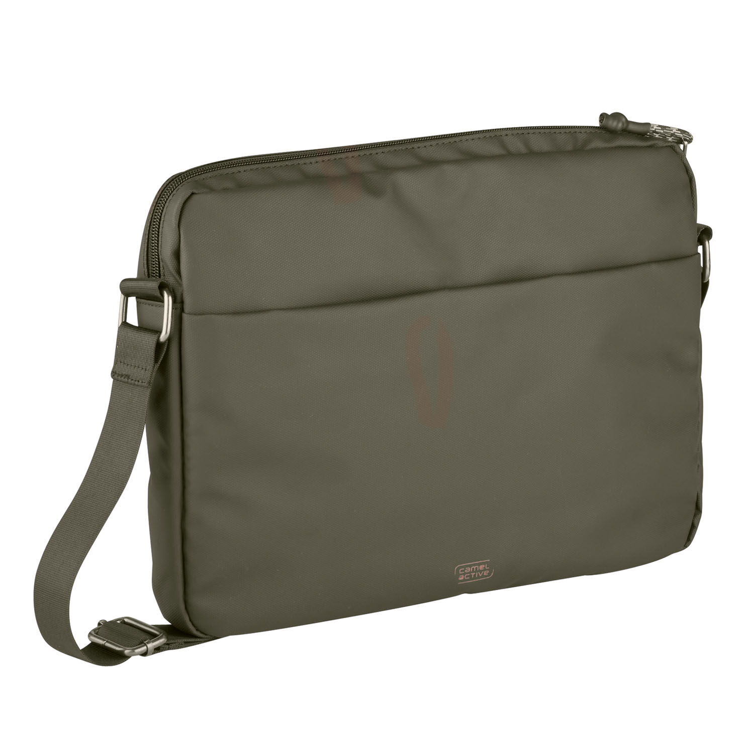 Camel Active Explore Cross Bag M aus recyceltem Nylon Khaki