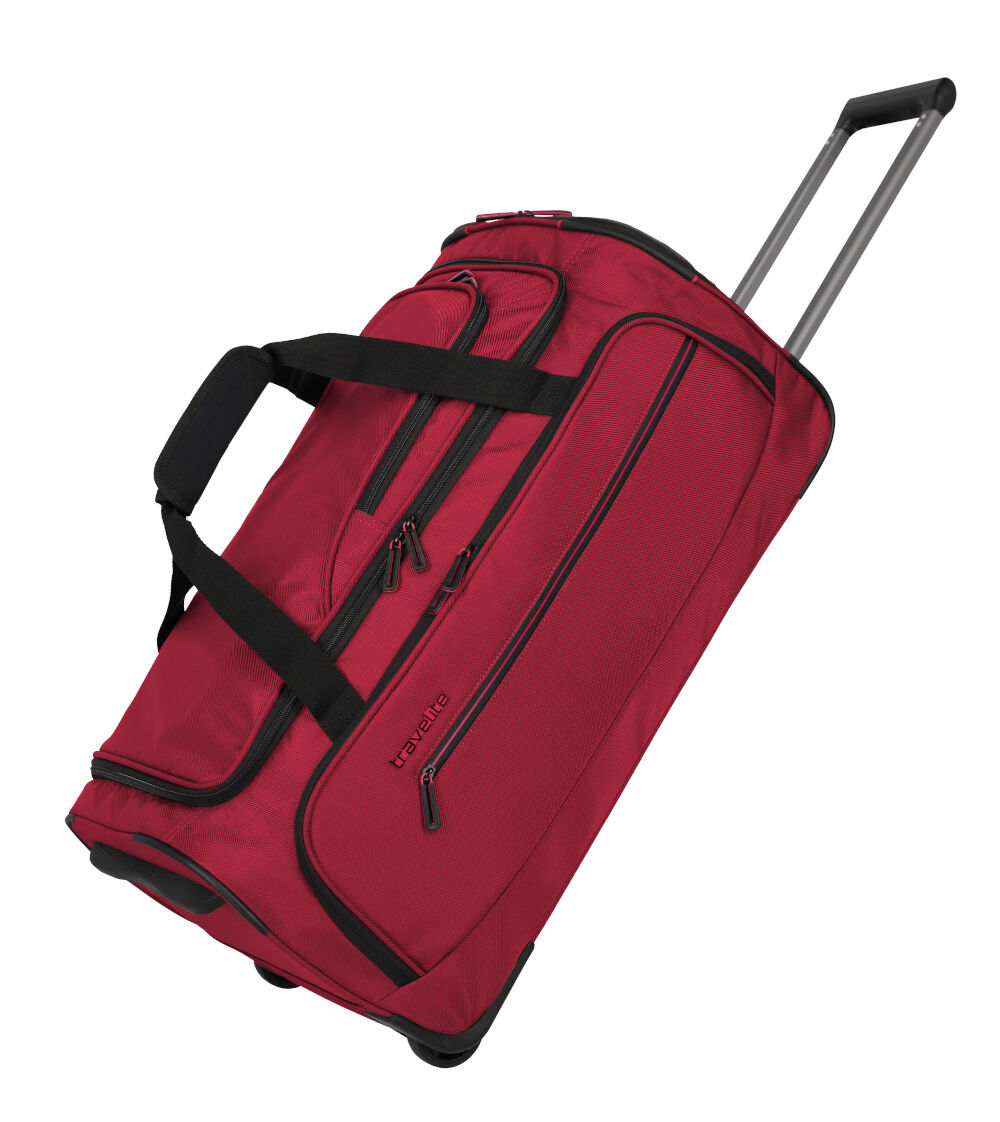 Travelite Crosslite Rollenreisetasche M 69cm Red