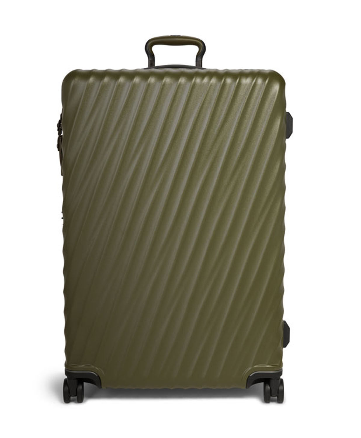 Tumi 19 Degree Erweiterbarer Aufgabekoffer für längere Reisen 77,5cm; matte Olive Texture
