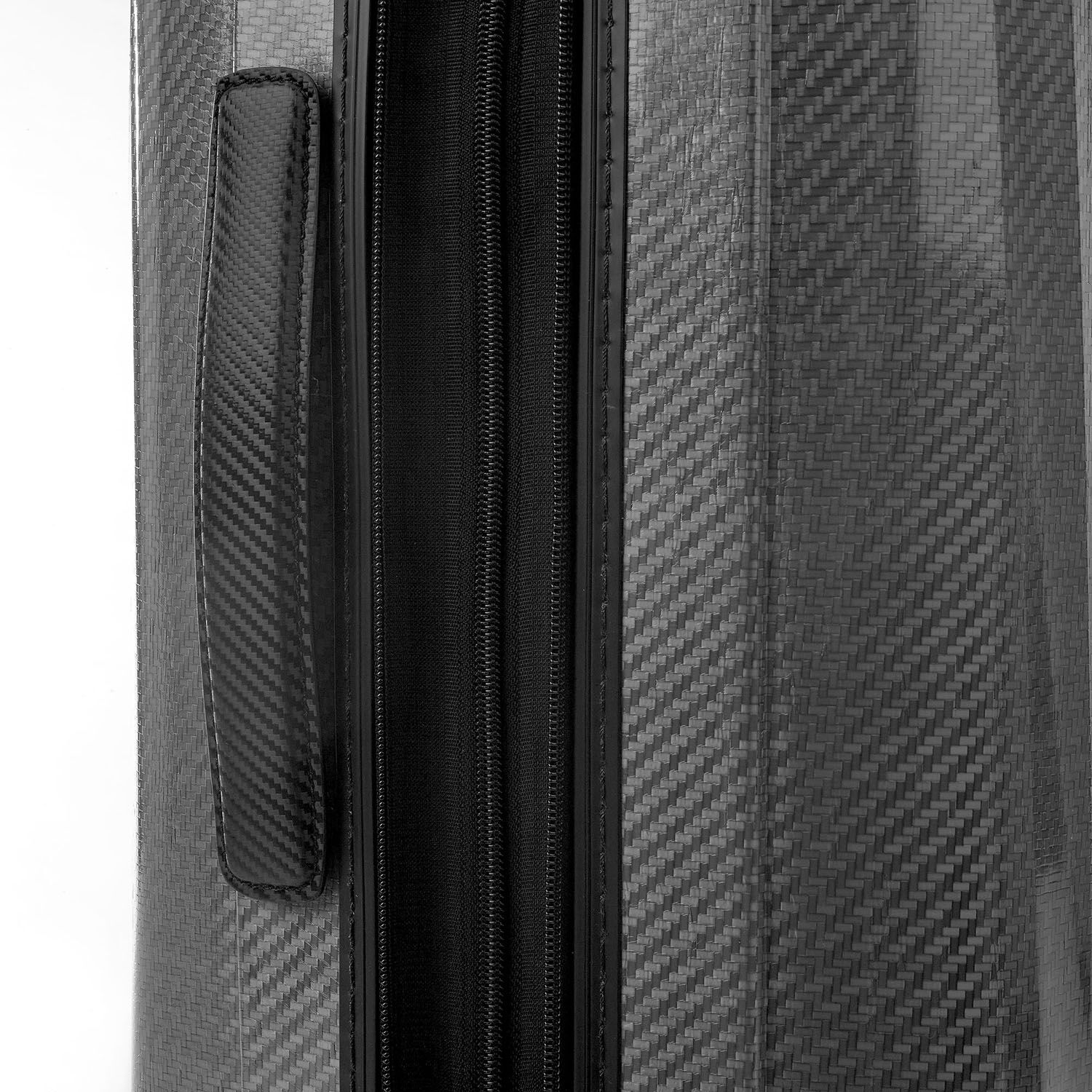 Roncato WE ARE GLAM DLX Mittelgrosser Koffer 70cm erweiterbar Black/Platinum