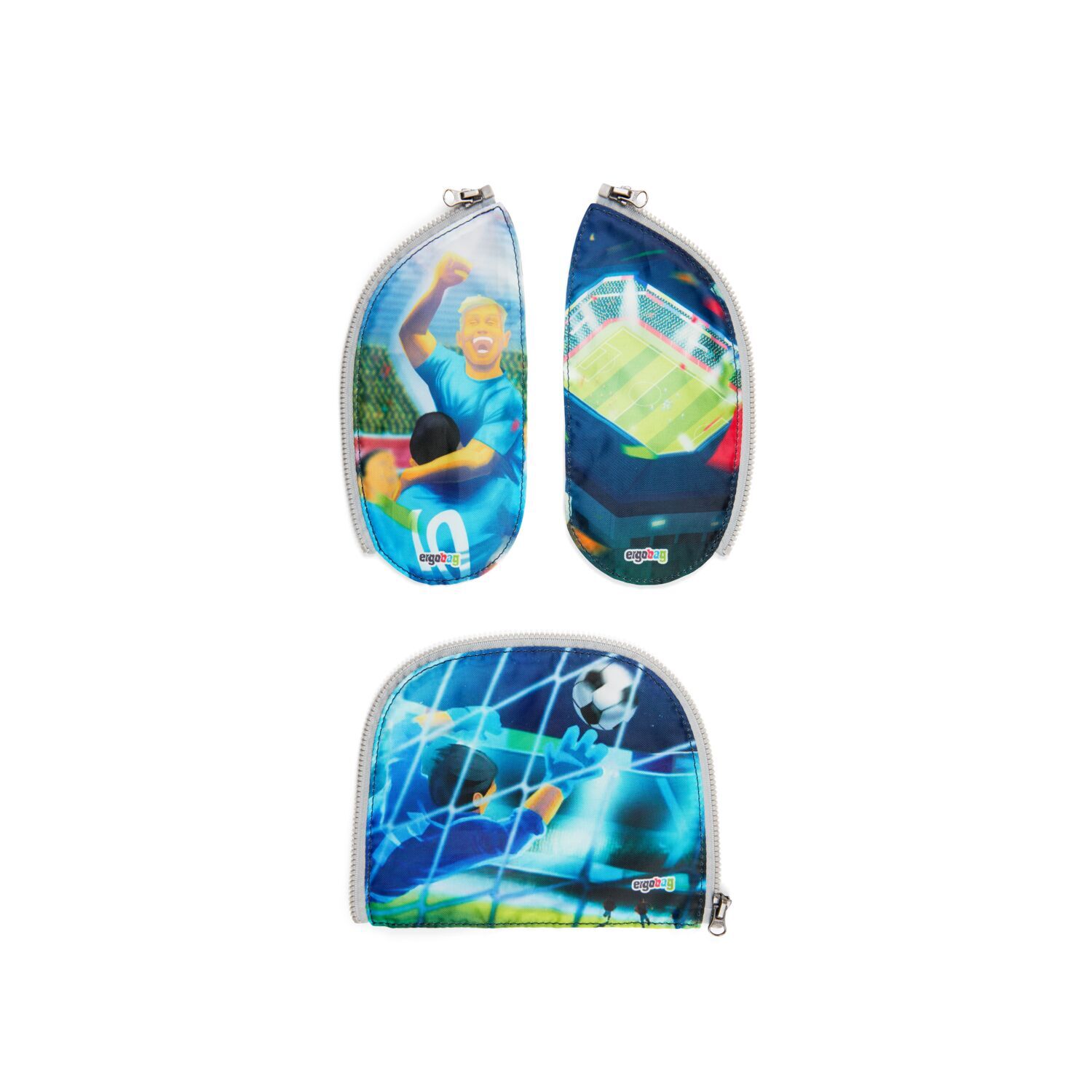 ergobag Schulzubehör Zippies-Set, 3-teilig Fußball