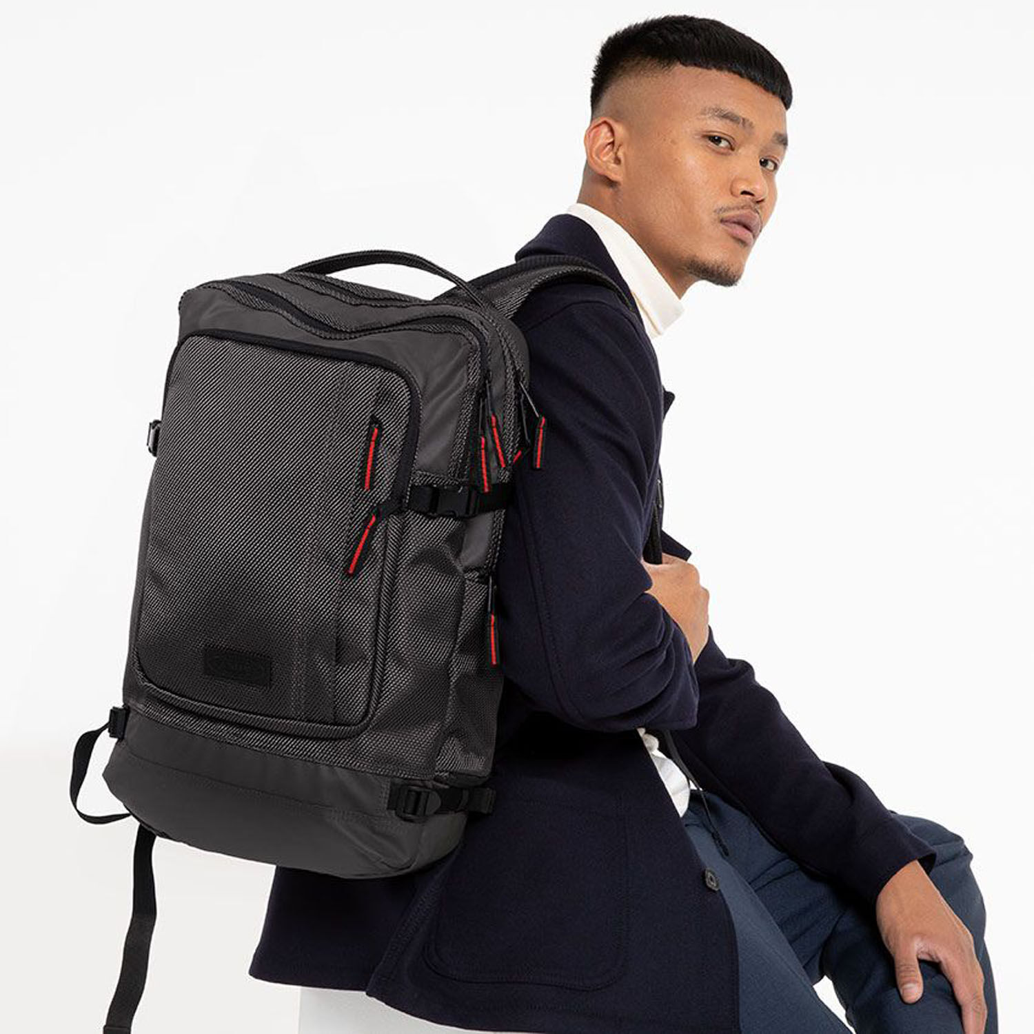 Eastpak Tecum Rucksack L mit 15" Laptopfach CNNCT Accent Grey