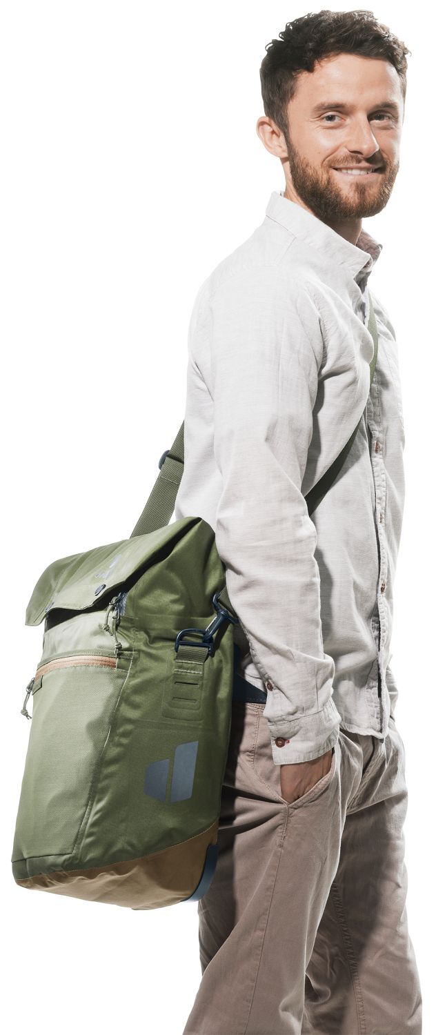 Deuter Mainhattan 17+10 Fahrradtasche khaki-clay Deuter Mainhattan 17+10 Fahrradtasche khaki-clay
