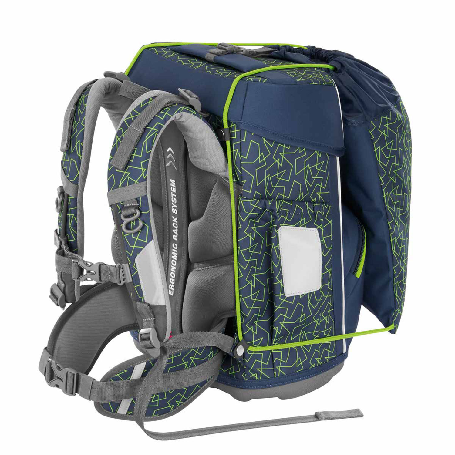 Step by Step BASIS Schulranzen 4-teiliges Set Green Geometric Step by Step BASIS Schulranzen 4-teiliges Set Green Geometric