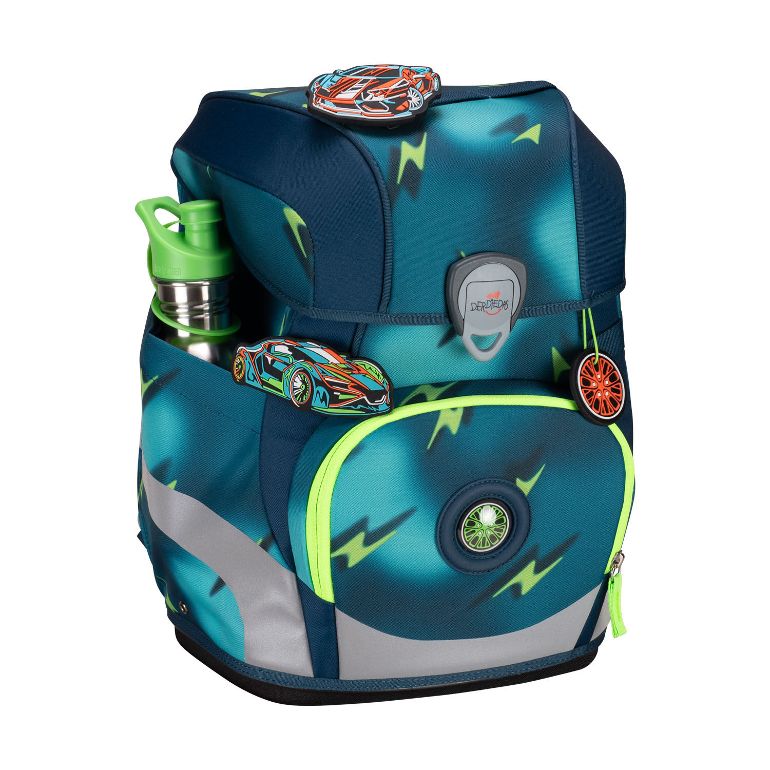 DerDieDas ErgoFlex Tiny Schulrucksack 5-teiliges Set Magic Light