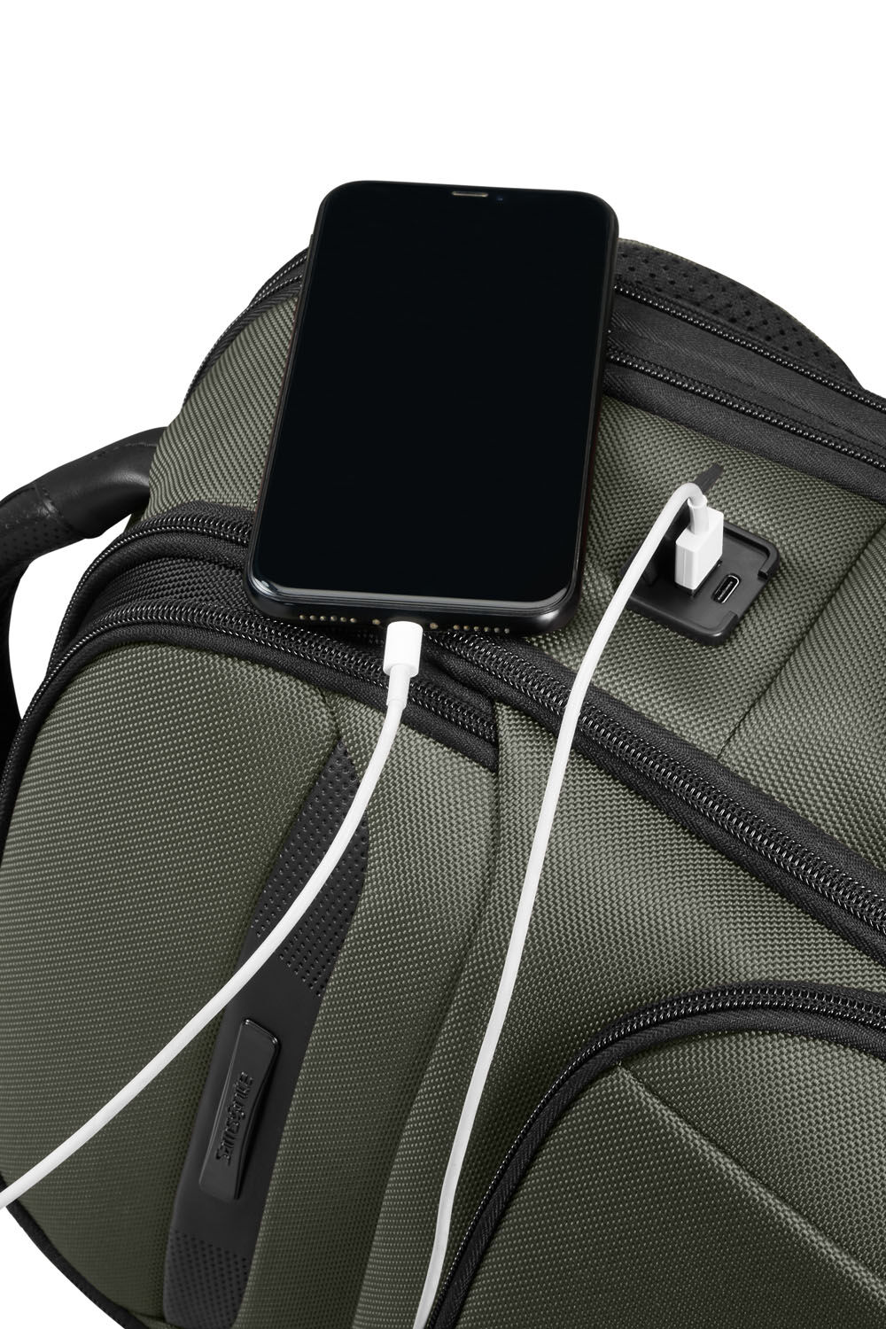 Samsonite Pro-DLX 6 Rucksack expandable 15.6" + GRATIS HOTELGUTSCHEIN Grün