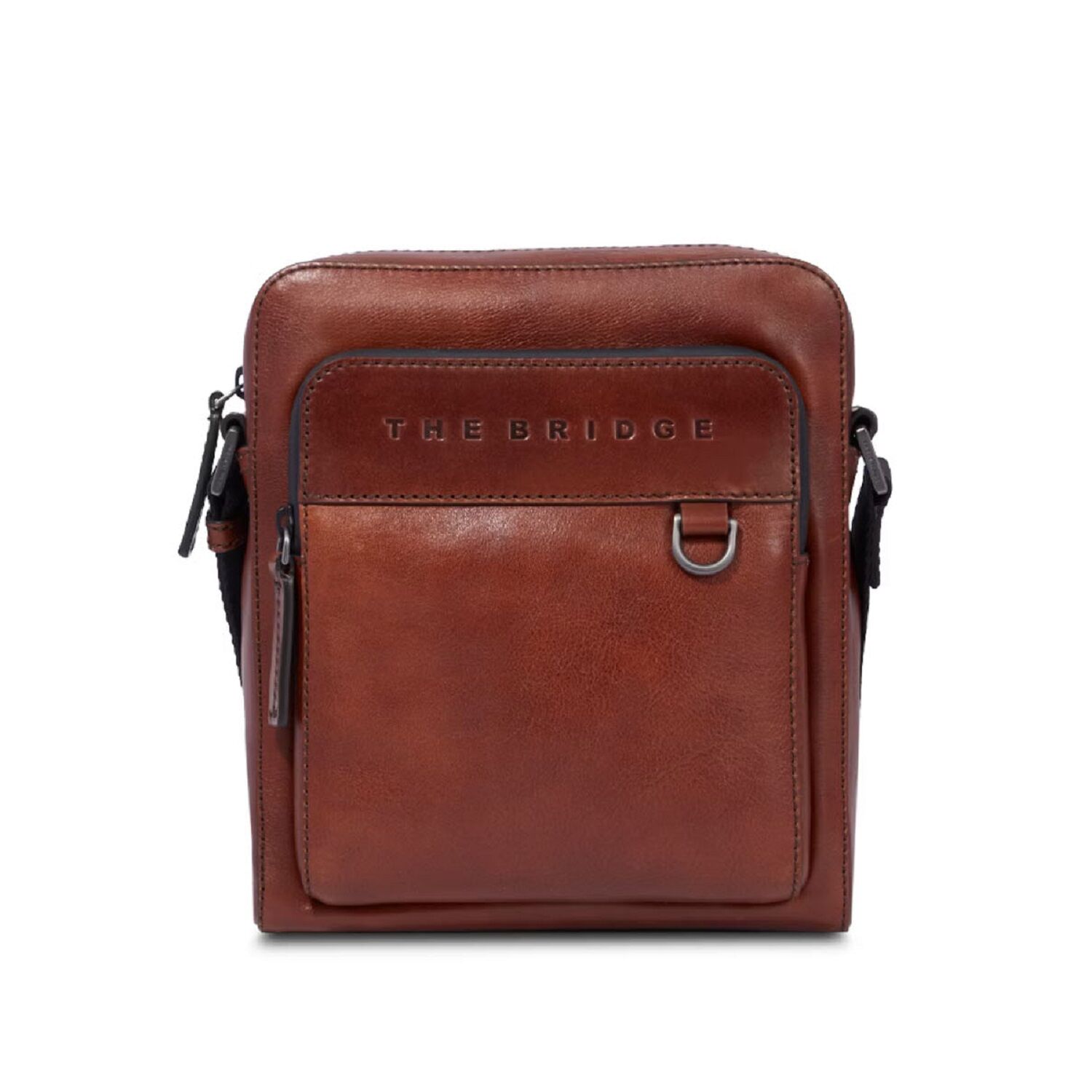 The Bridge Damiano Schultertasche / Crossbody -053413EX Braun/Ruthenium Dunkel