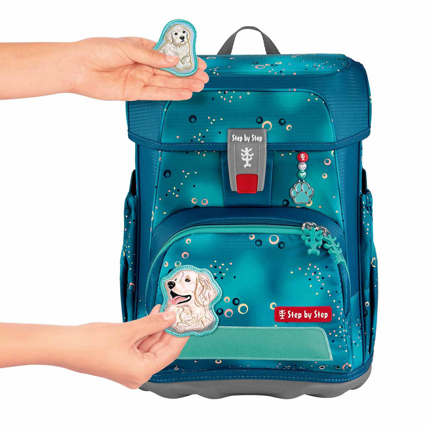 Step by Step CLOUD Schulranzen-Set, 5-teilig Dog Basty