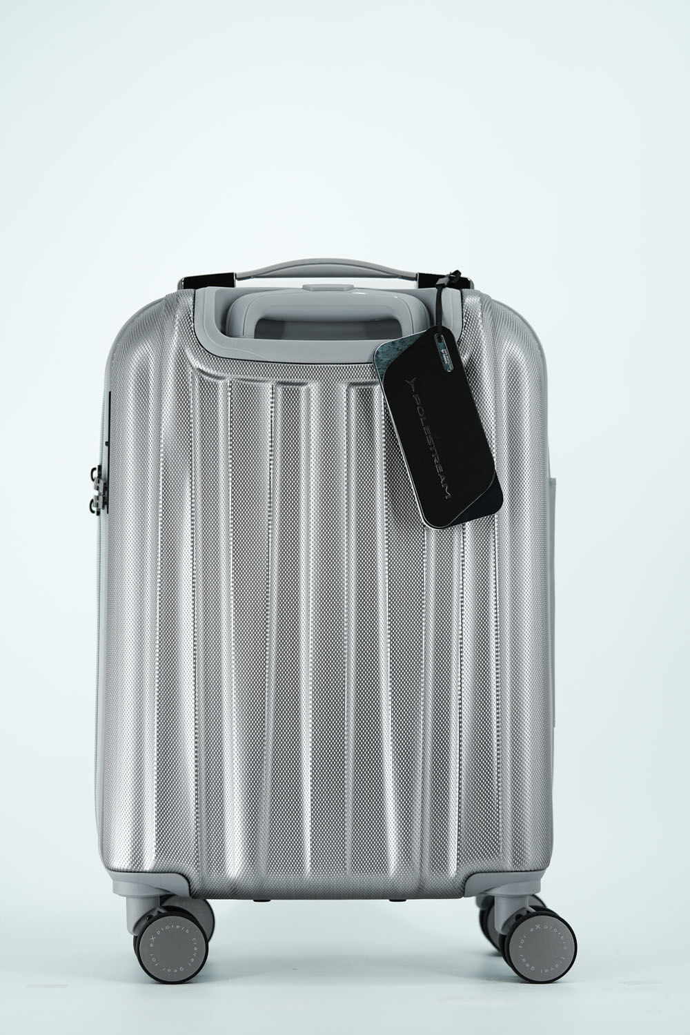 Polestream Moonrock Trolley-Set L/M/S, 4-Rollen, erweiterbar Silver brushed Polestream Moonrock Trolley-Set L/M/S, 4-Rollen, erweiterbar Silver brushed