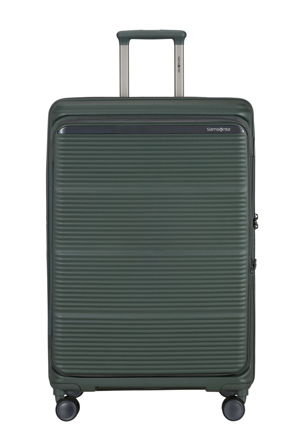 Samsonite Paralux Trolley mit 4 Rollen, erweiterbar, L, olive