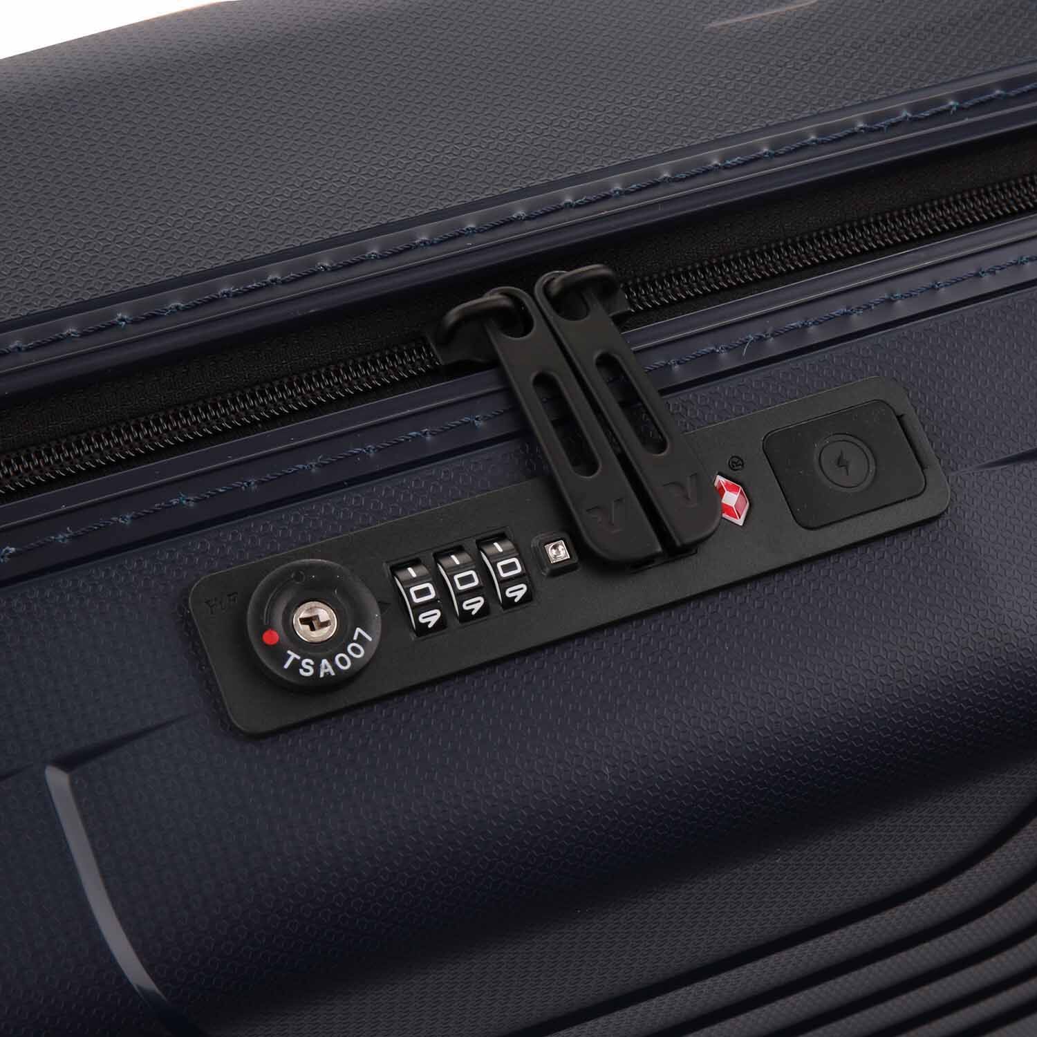 Roncato Ypsilon Handgepäck Carry-On 4-Rollen, erweiterbar Dark Blue
