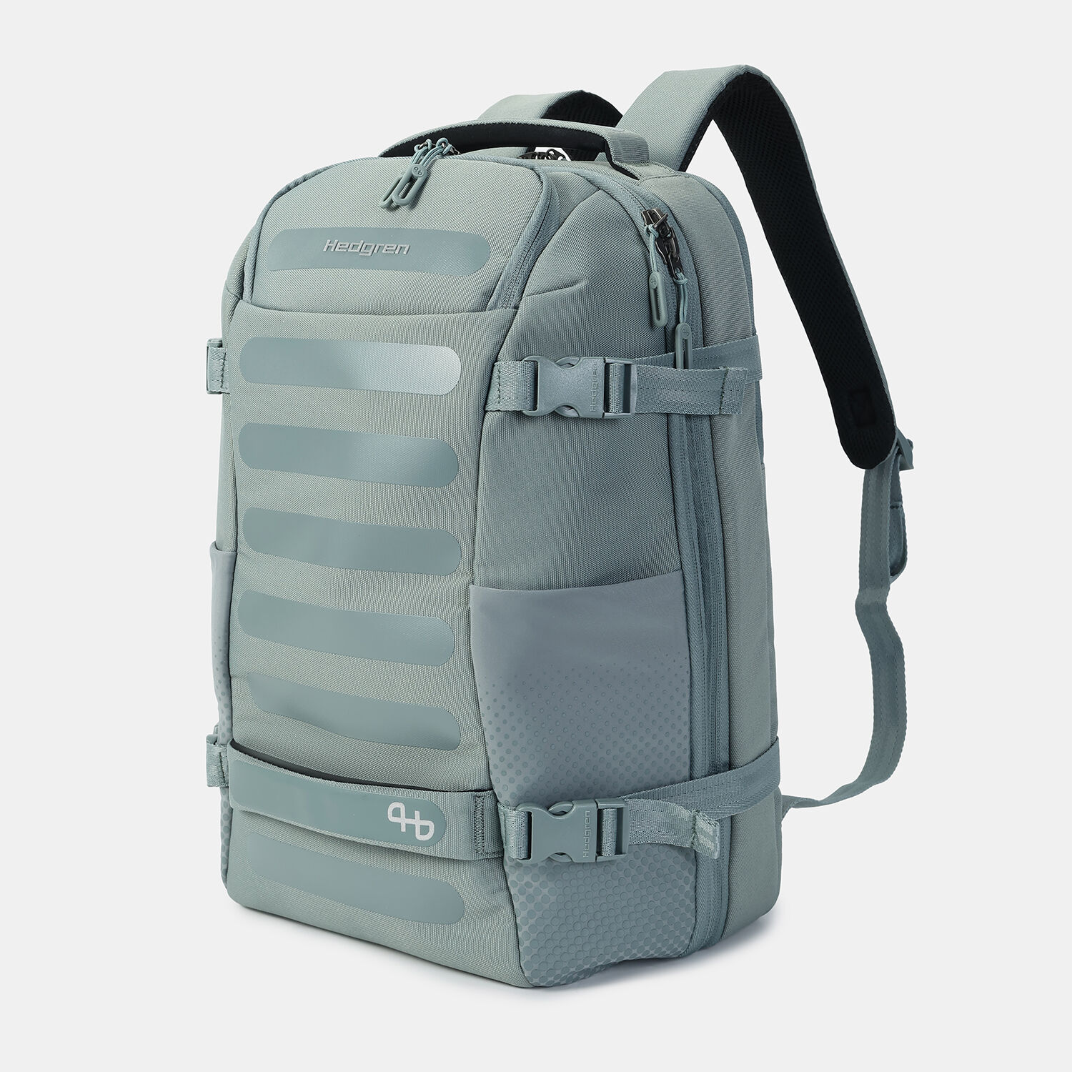 Hedgren Comby TRIP M Exp Travel Backpack 15,6" Grey-Green