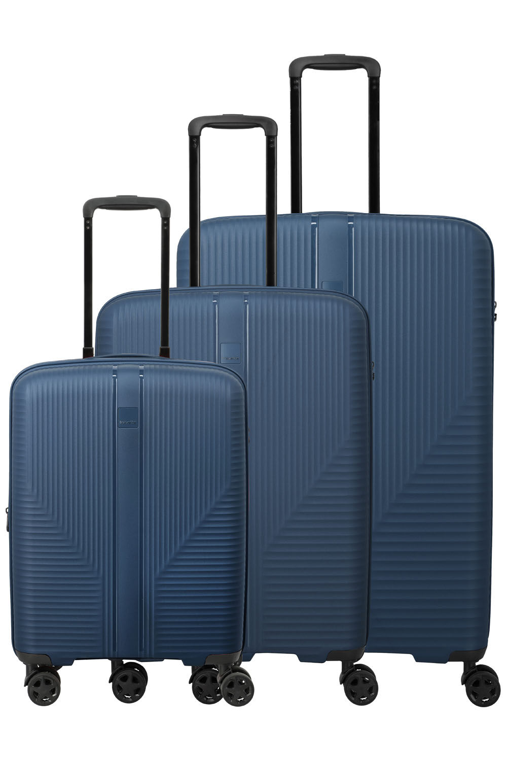 Travelite AIR STRIPE 3-tlg. Koffer-Set L/Mexp./Sexp., Navy