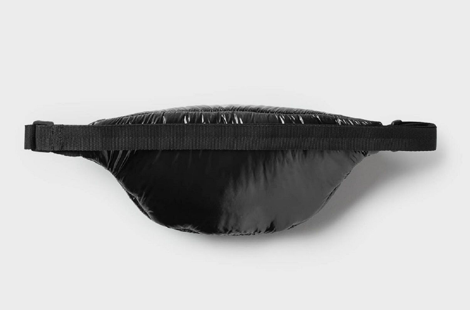 Wouf Quilted Collection Waist Bag Glossy Black