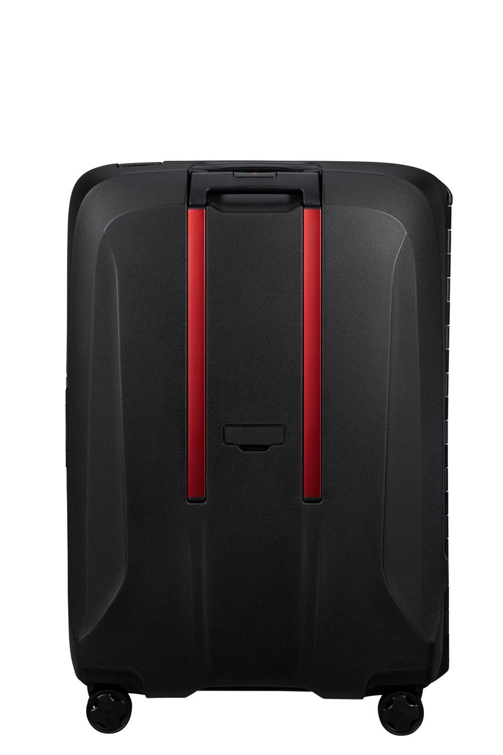 Samsonite Essens Trolley mit 4 Rollen 75cm + GRATIS HOTELGUTSCHEIN Charcoal/Red