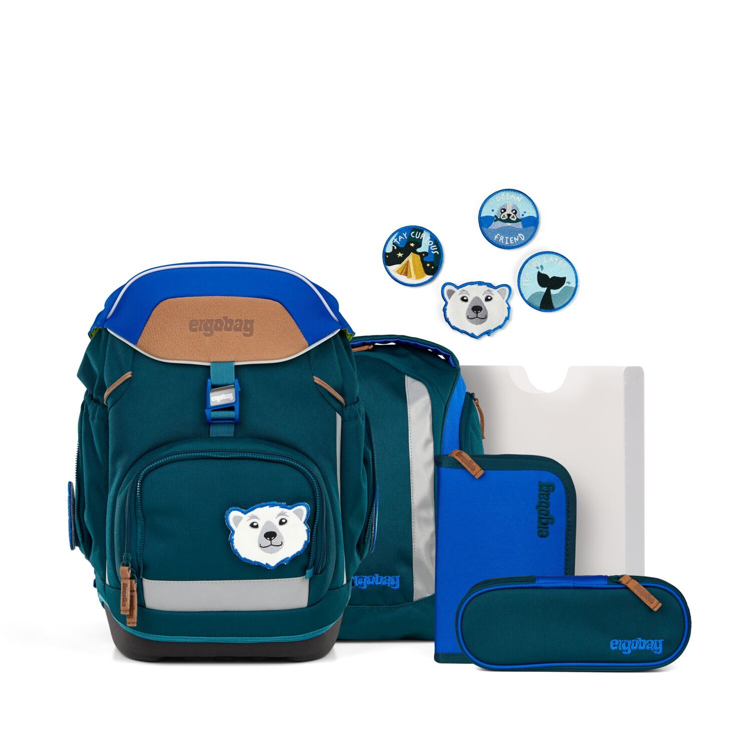 ergobag pack ECO HERO 6-teiliges Set, Next Nature Special Edition ArktisforschBär
