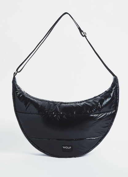 Wouf Quilted Collection Large Crossbody Bag -Glossy