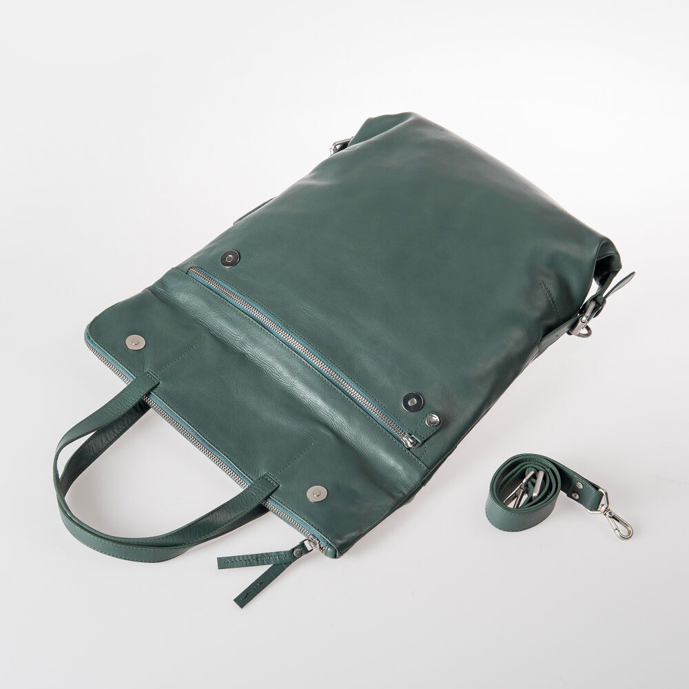 aunts & uncles Jamie´s Orchard Pomelo Rucksack/Handtasche mit Tabletfach dark jade