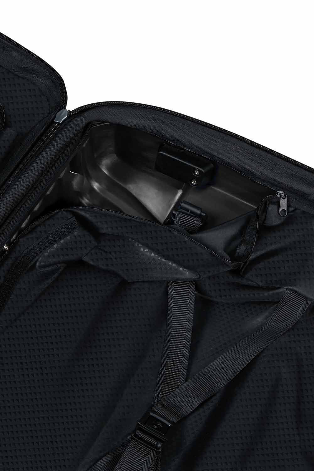 Samsonite Upscape Trolley mit 4 Rollen erweiterbar 55cm + GRATIS HOTELGUTSCHEIN Schwarz Samsonite Upscape Trolley mit 4 Rollen erweiterbar 55cm + GRATIS HOTELGUTSCHEIN Schwarz