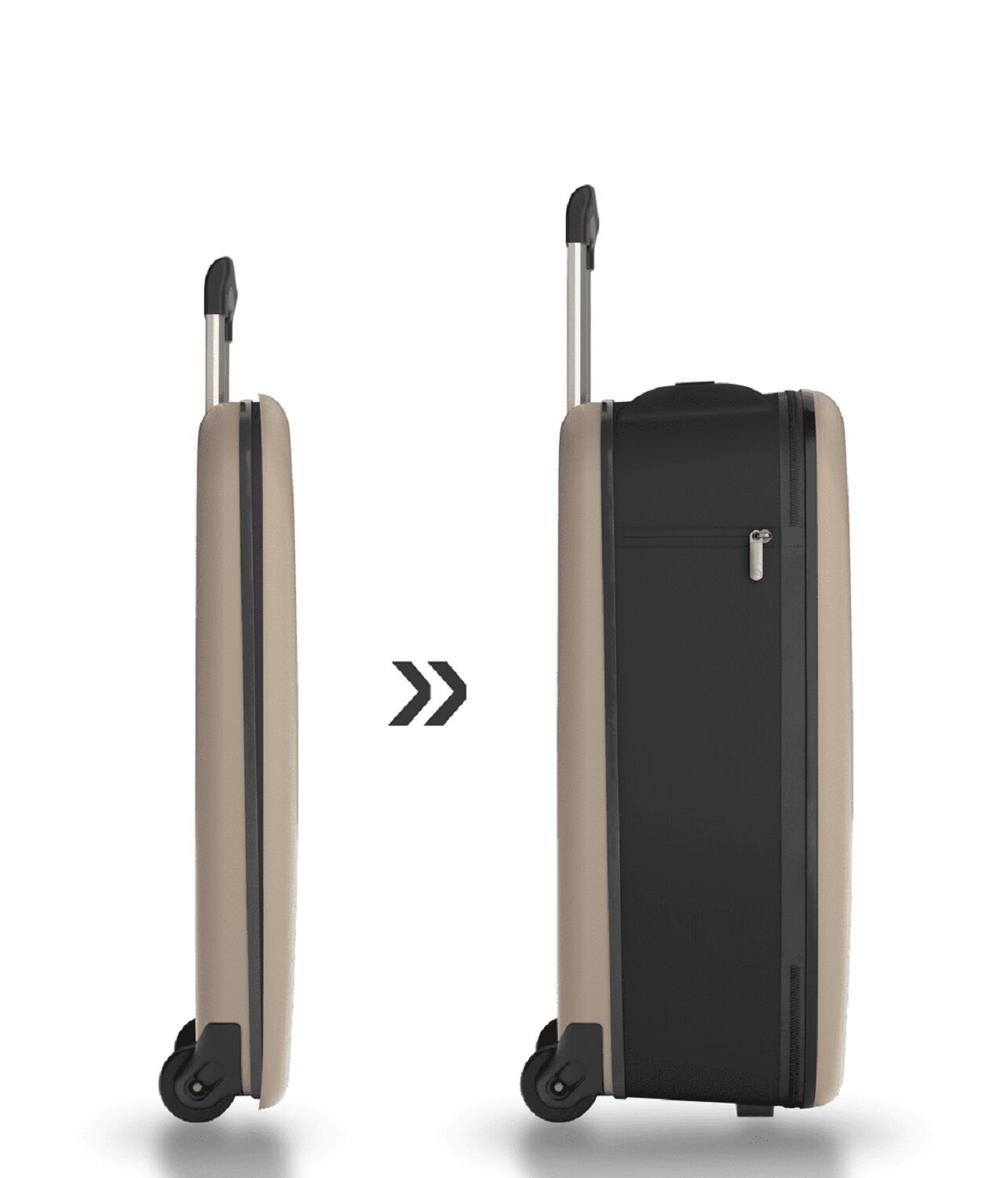 Rollink Flex Vega II 26" Medium Check-In Suitcase Rose Smoke