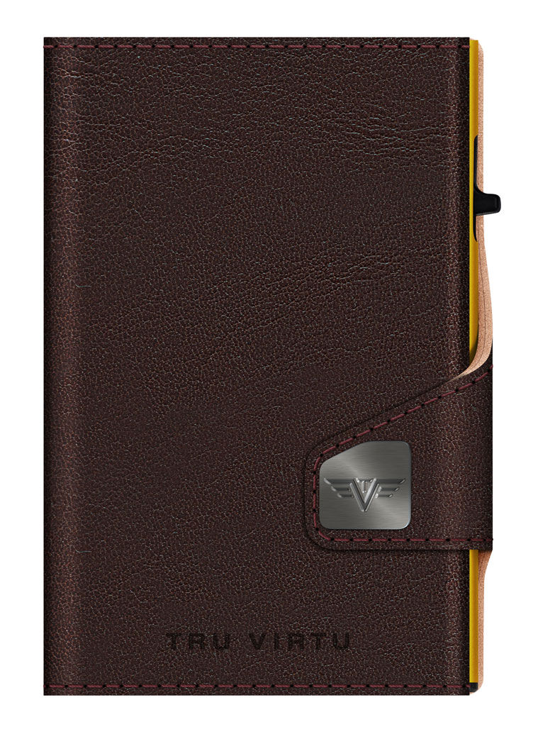 Tru Virtu Click & Slide Wallet *Special Edition* Florence Café/Gold