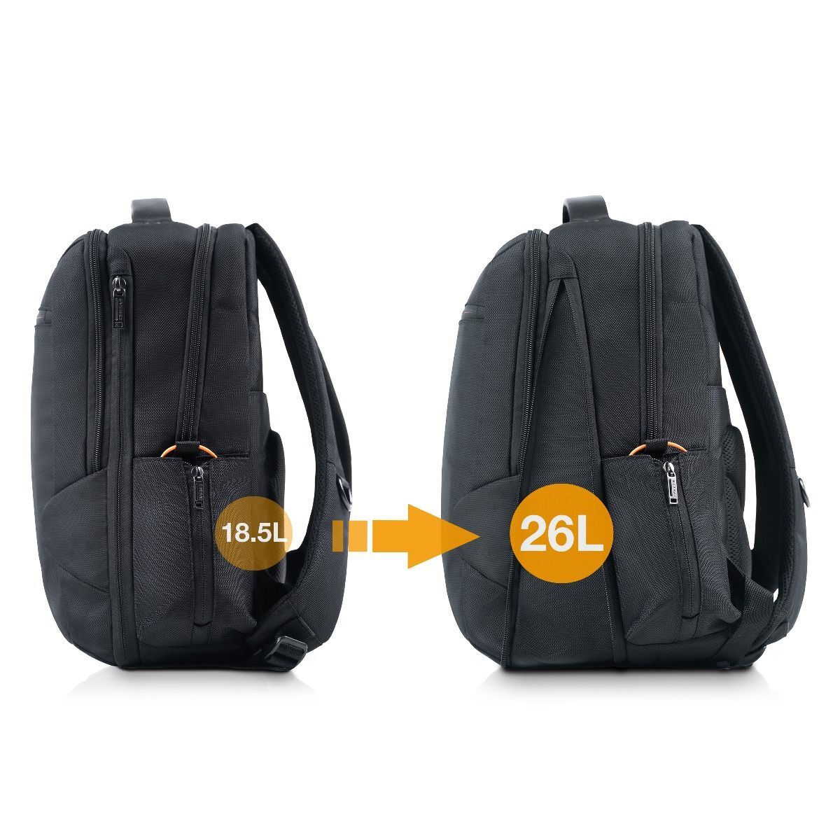 Everki Studio ECO Erweiterbarer Laptop-Rucksack, bis zu 15 Zoll Schwarz Everki Studio ECO Erweiterbarer Laptop-Rucksack, bis zu 15 Zoll Schwarz