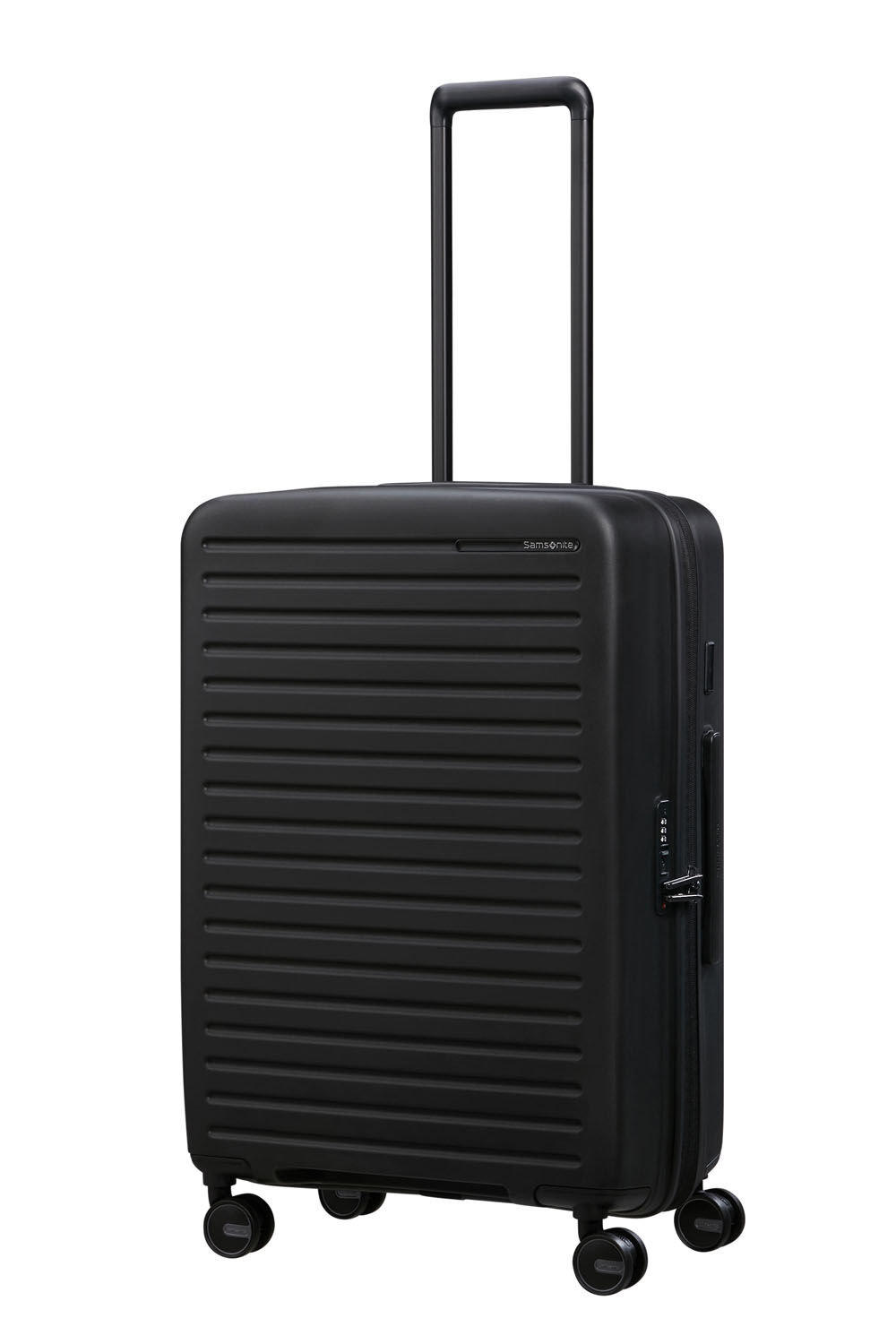 Samsonite Restackd Trolley mit 4 Rollen erweiterbar 68cm + GRATIS HOTELGUTSCHEIN Schwarz Samsonite Restackd Trolley mit 4 Rollen erweiterbar 68cm + GRATIS HOTELGUTSCHEIN Schwarz