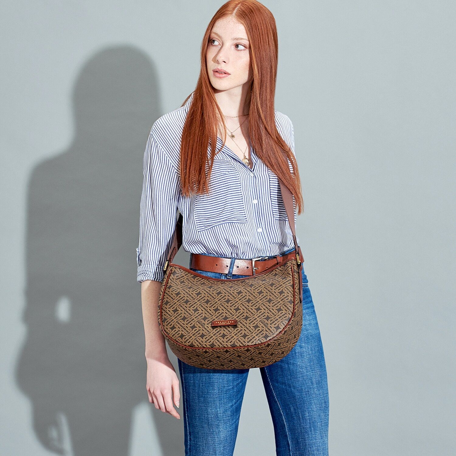 The Bridge Anna Beutel Umhängetasche Heritage/Gold The Bridge Anna Beutel Umhängetasche Heritage/Gold