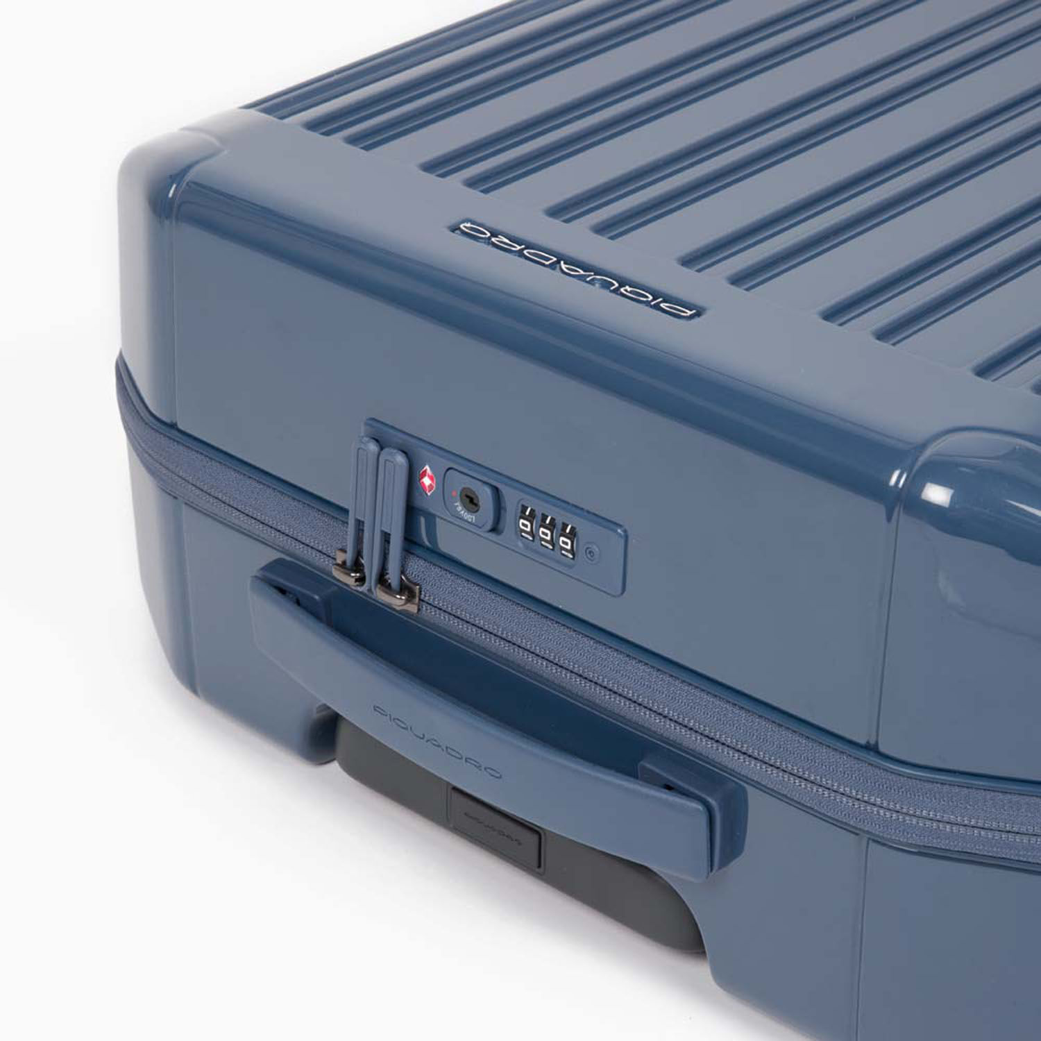 Piquadro PQ-Light Ultra slim Kabinen-Hartschalentrolley kobaltblau Piquadro PQ-Light Ultra slim Kabinen-Hartschalentrolley kobaltblau