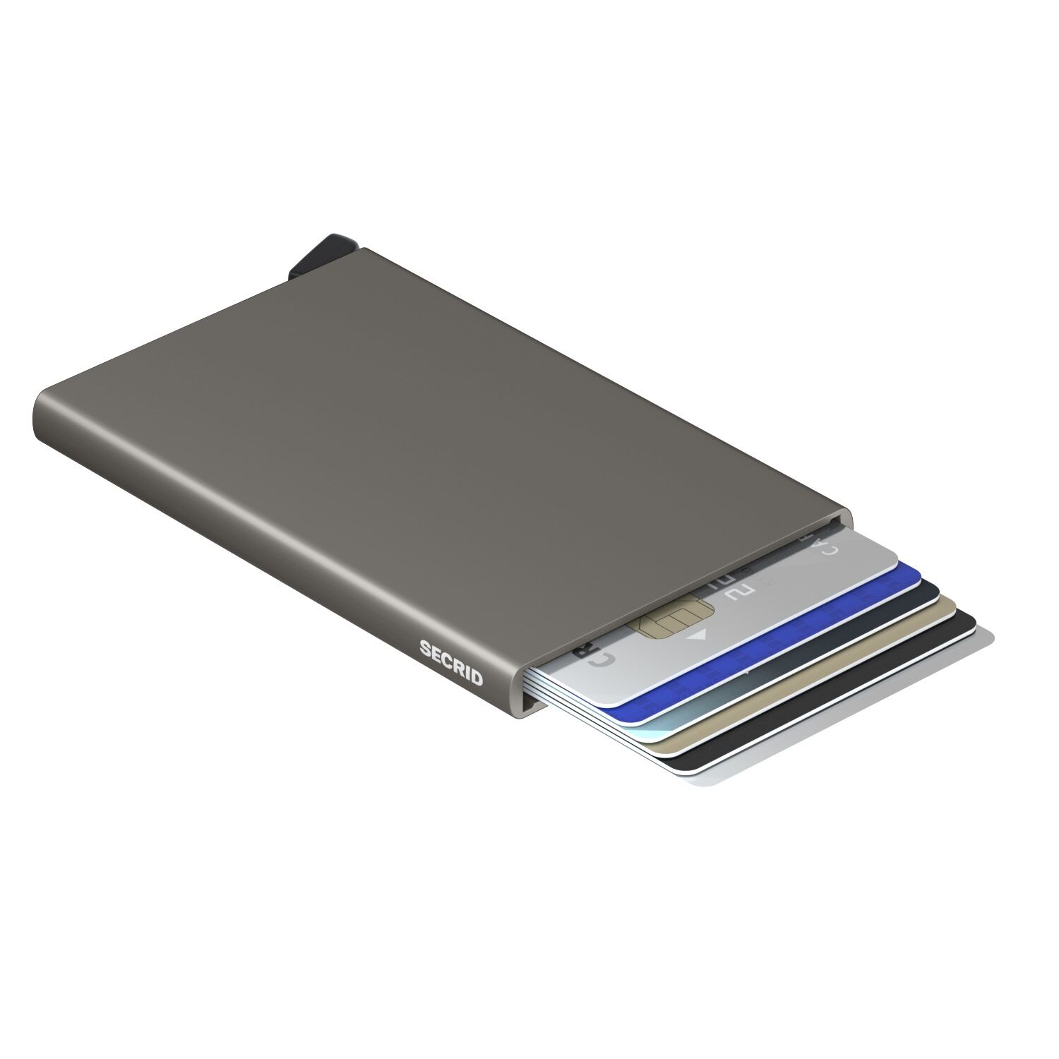 Secrid Cardprotector aus Aluminium C-Earth Grey