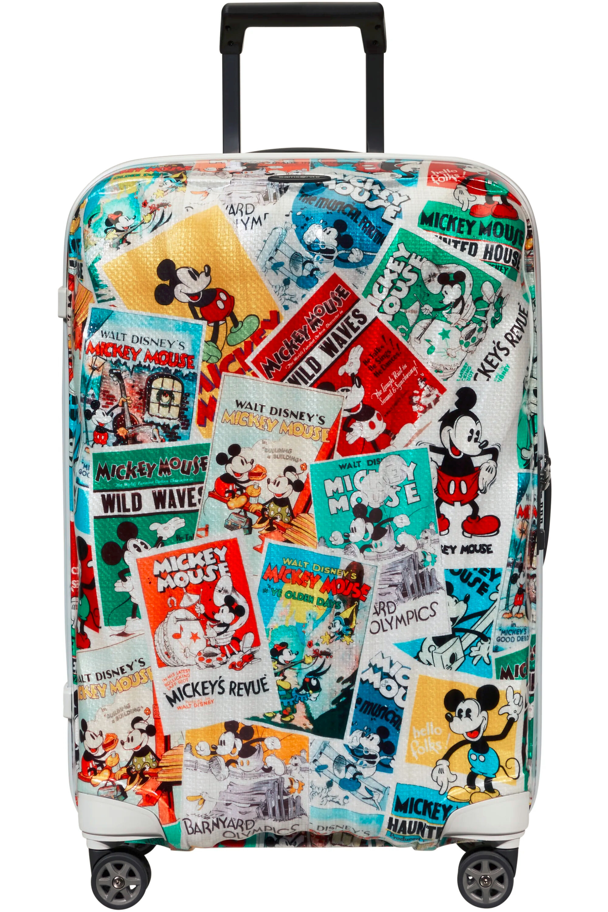 Samsonite C-Lite Disney Trolley mit 4 Rollen 69cm Vintage Mickey