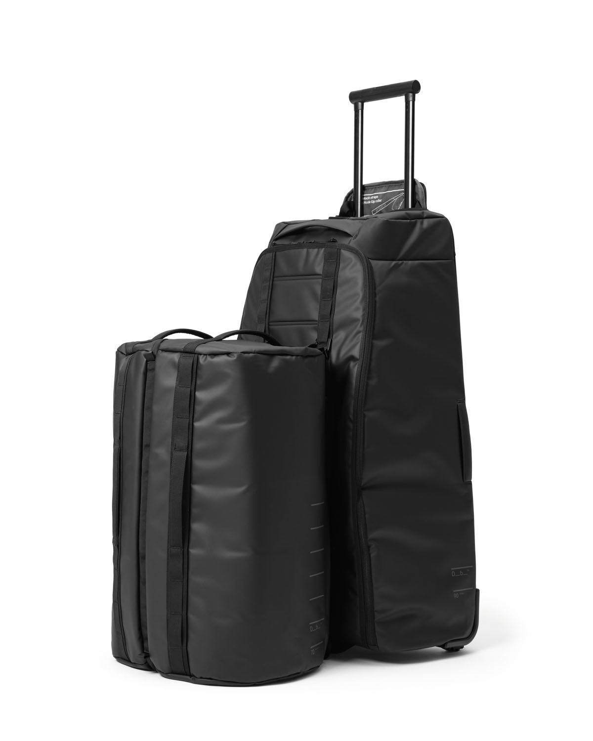 D_b_ Roamer Pro Split Duffel / Backpack 70L Black Out