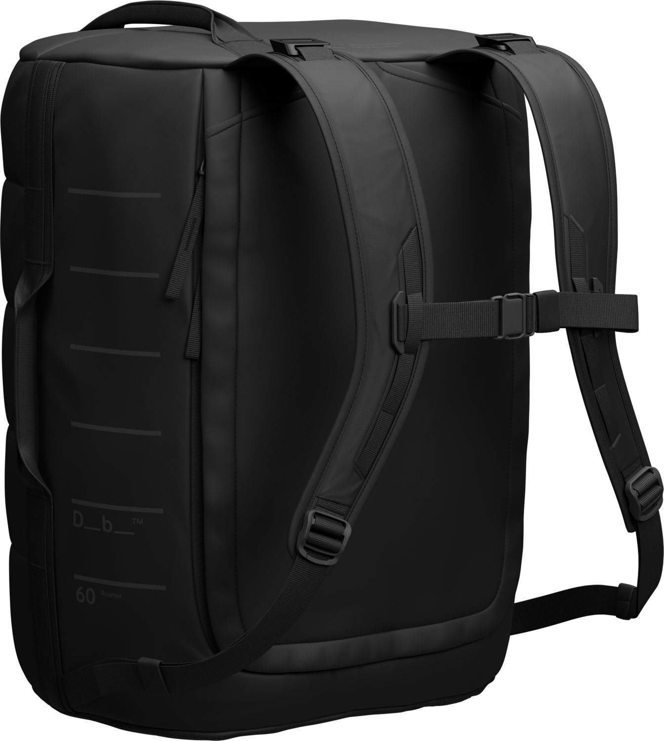 D_b_ Roamer Duffel / Backpack 60L Black Out D_b_ Roamer Duffel / Backpack 60L Black Out