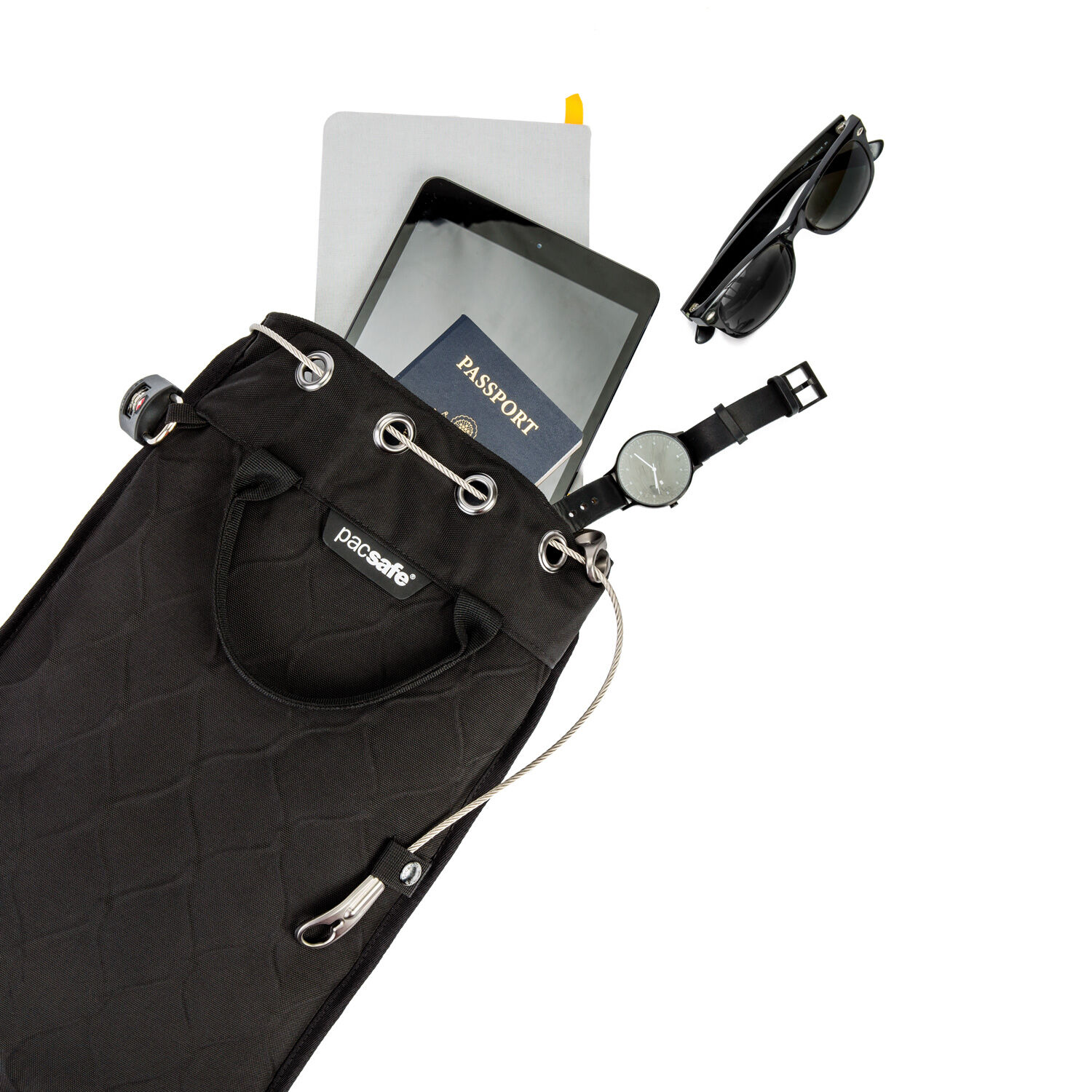 pacsafe Travelsafe® Tragbarer Anti-Diebstahl Safe 5L GII Black pacsafe Travelsafe® Tragbarer Anti-Diebstahl Safe 5L GII Black