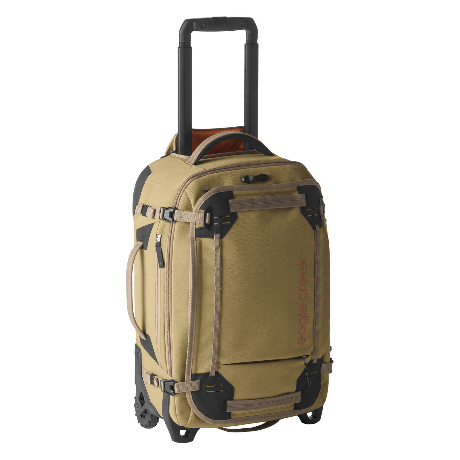 Eagle Creek Gear Warrior XE 2-Wheel Convertible Carry-On 50L Rollkoffer mit Rucksacktragegurten Sand Dune Eagle Creek Gear Warrior XE 2-Wheel Convertible Carry-On 50L Rollkoffer mit Rucksacktragegurten Sand Dune