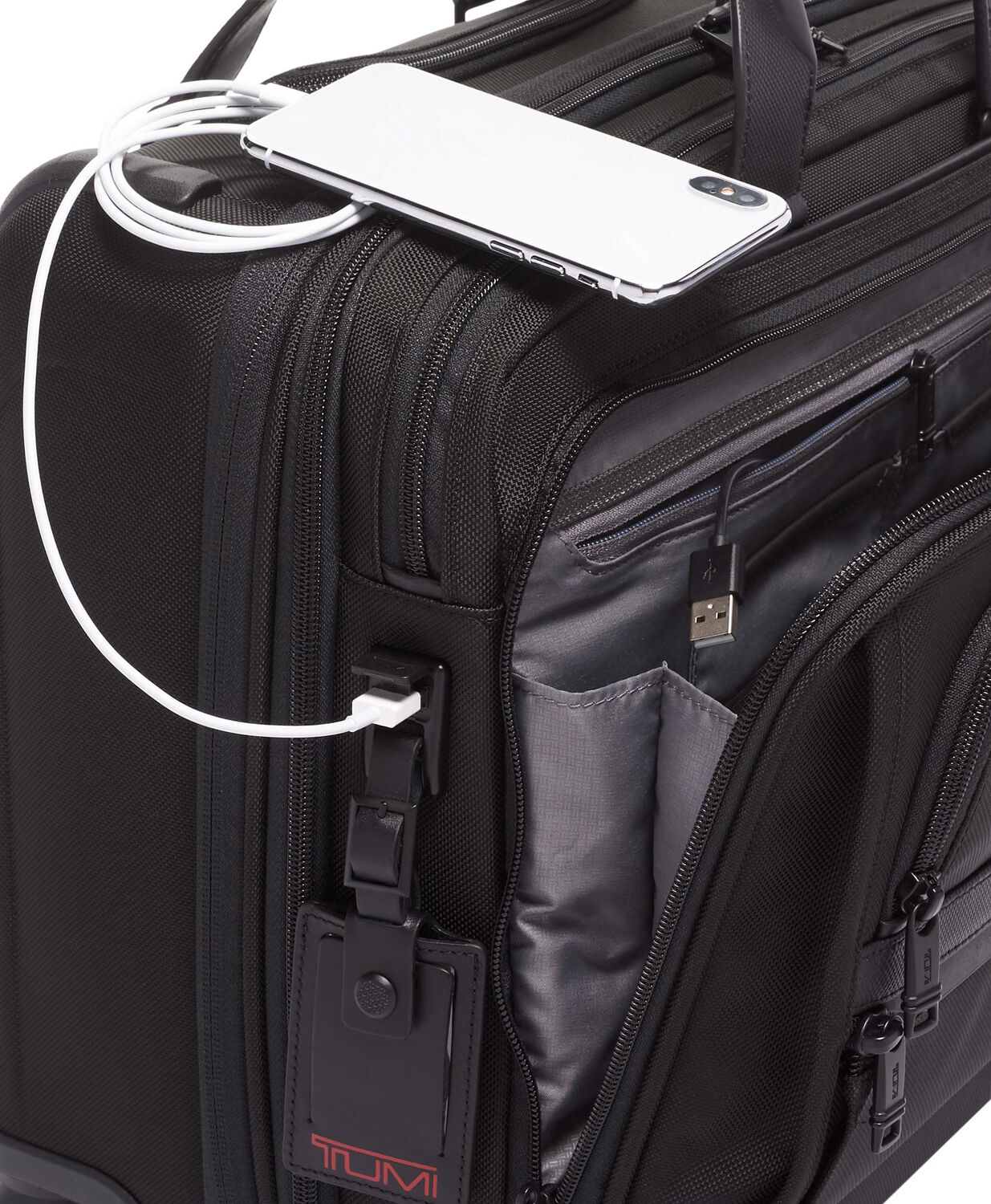 Tumi Alpha 3 DLX Laptop-Briefcase 4w Exp + GRATIS HOTELGUTSCHEIN black