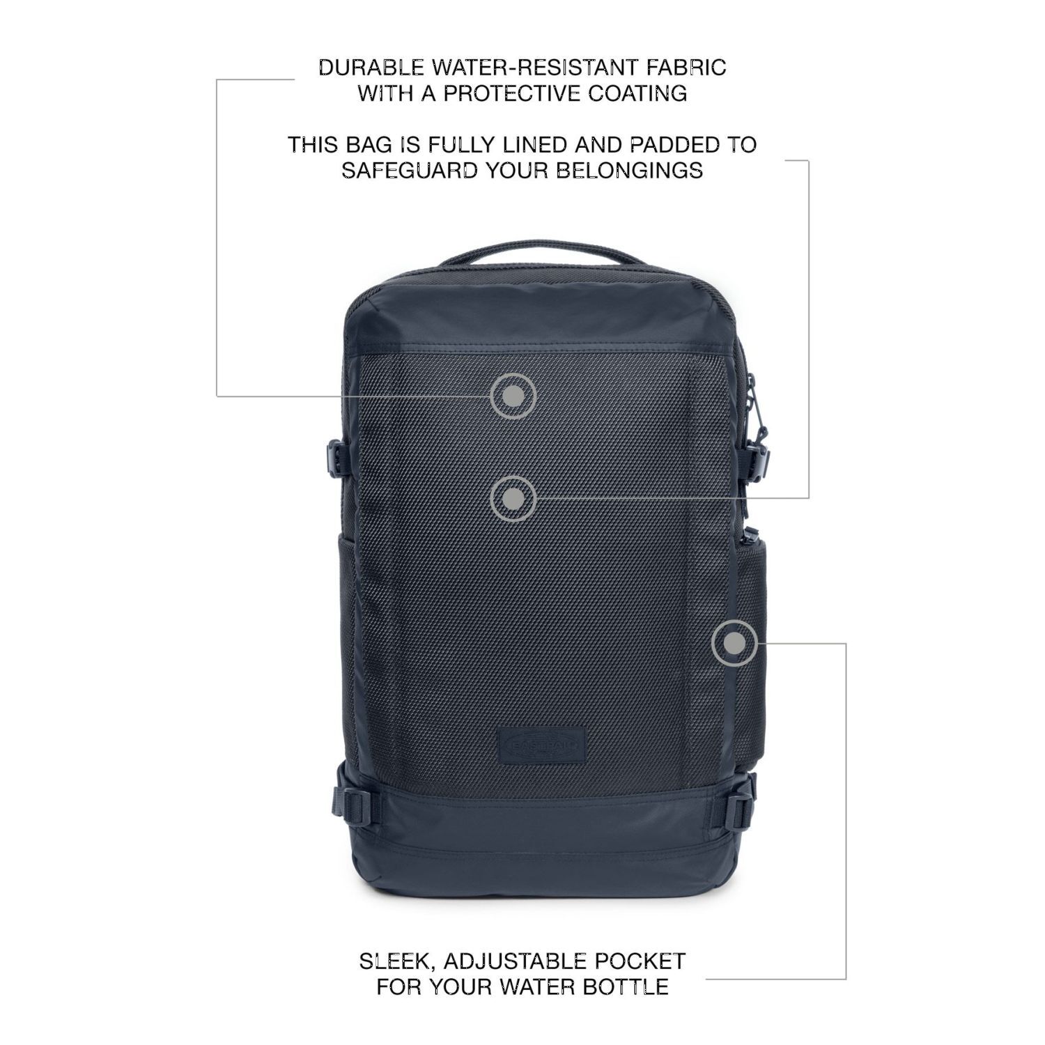 Eastpak Tecum Rucksack M mit 15" Laptopfach CNNCT Marine