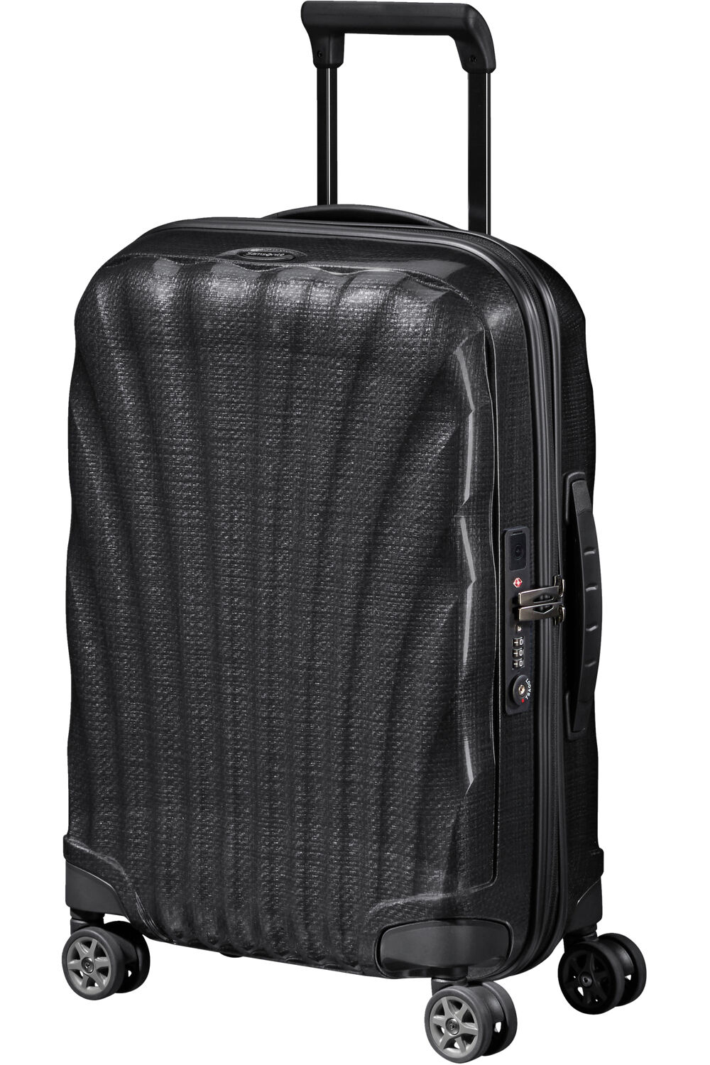 Samsonite C-Lite Trolley mit 4 Rollen erweiterbar 55cm + GRATIS HOTELGUTSCHEIN Black